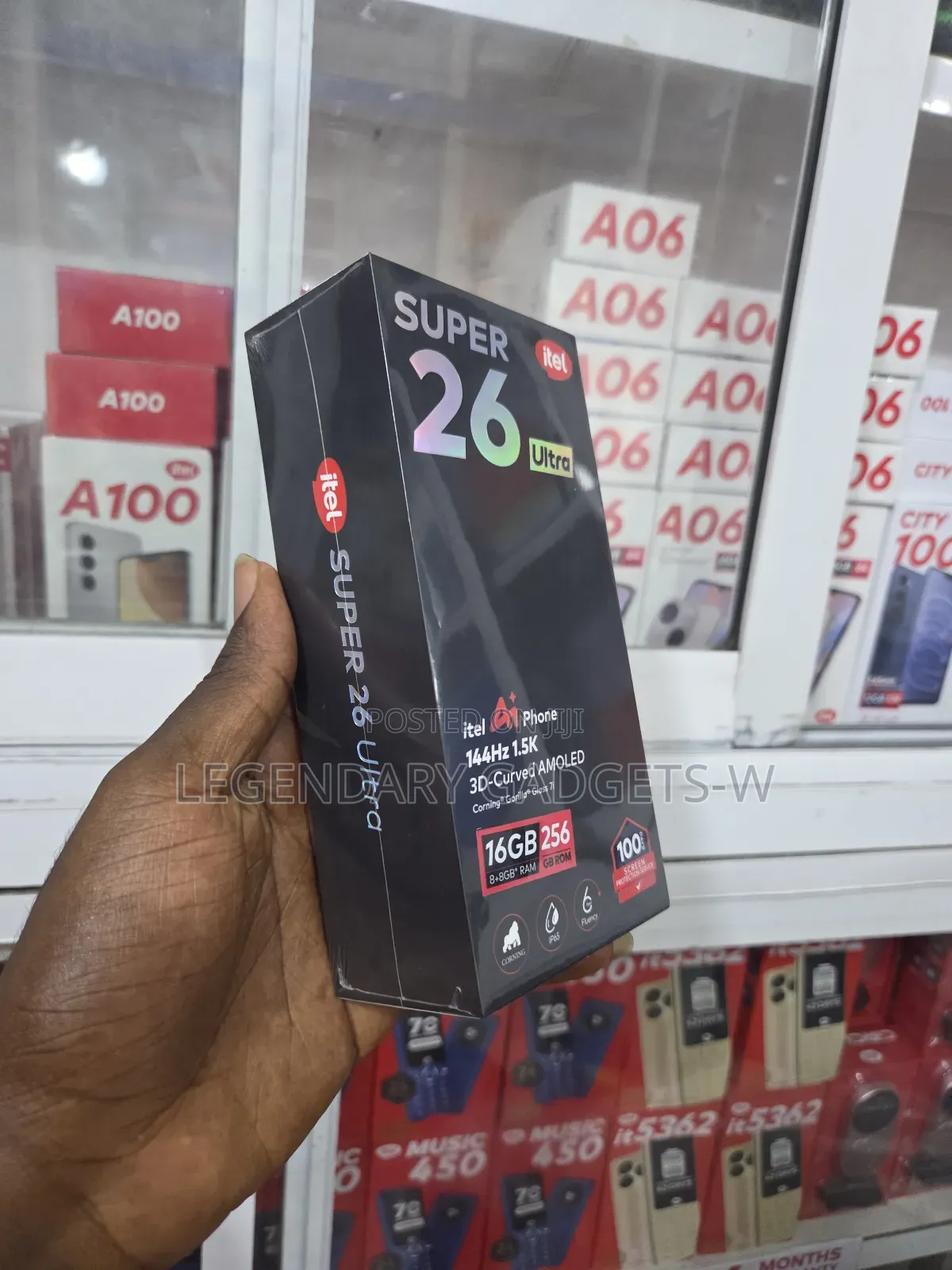 New Itel S26 Ultra 256 GB Black