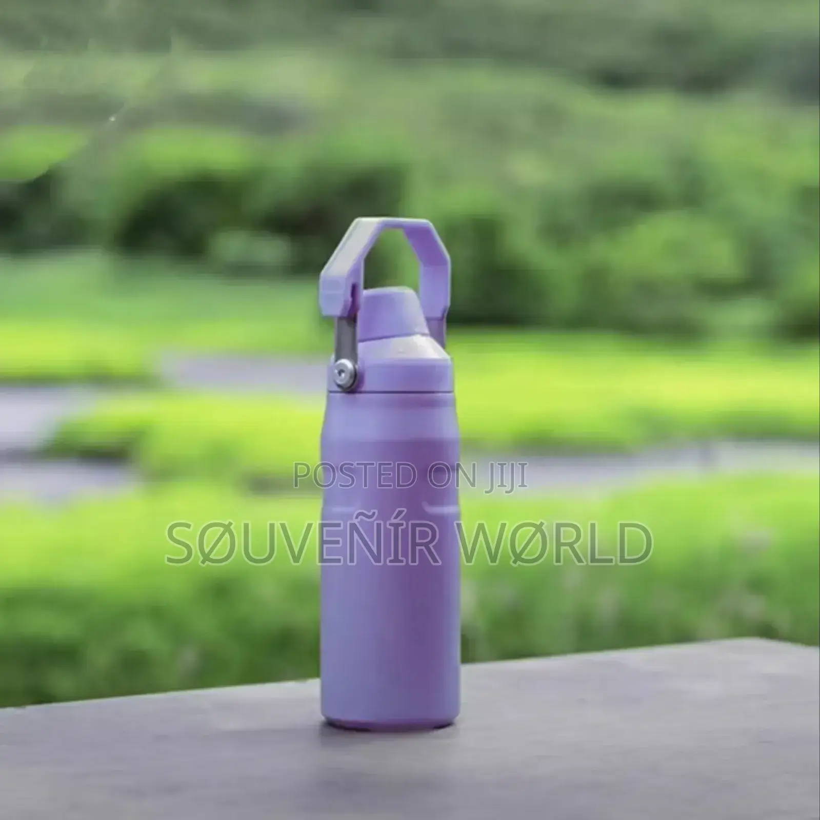 480ml Bucket Handle Water Bottle – Portable Durable