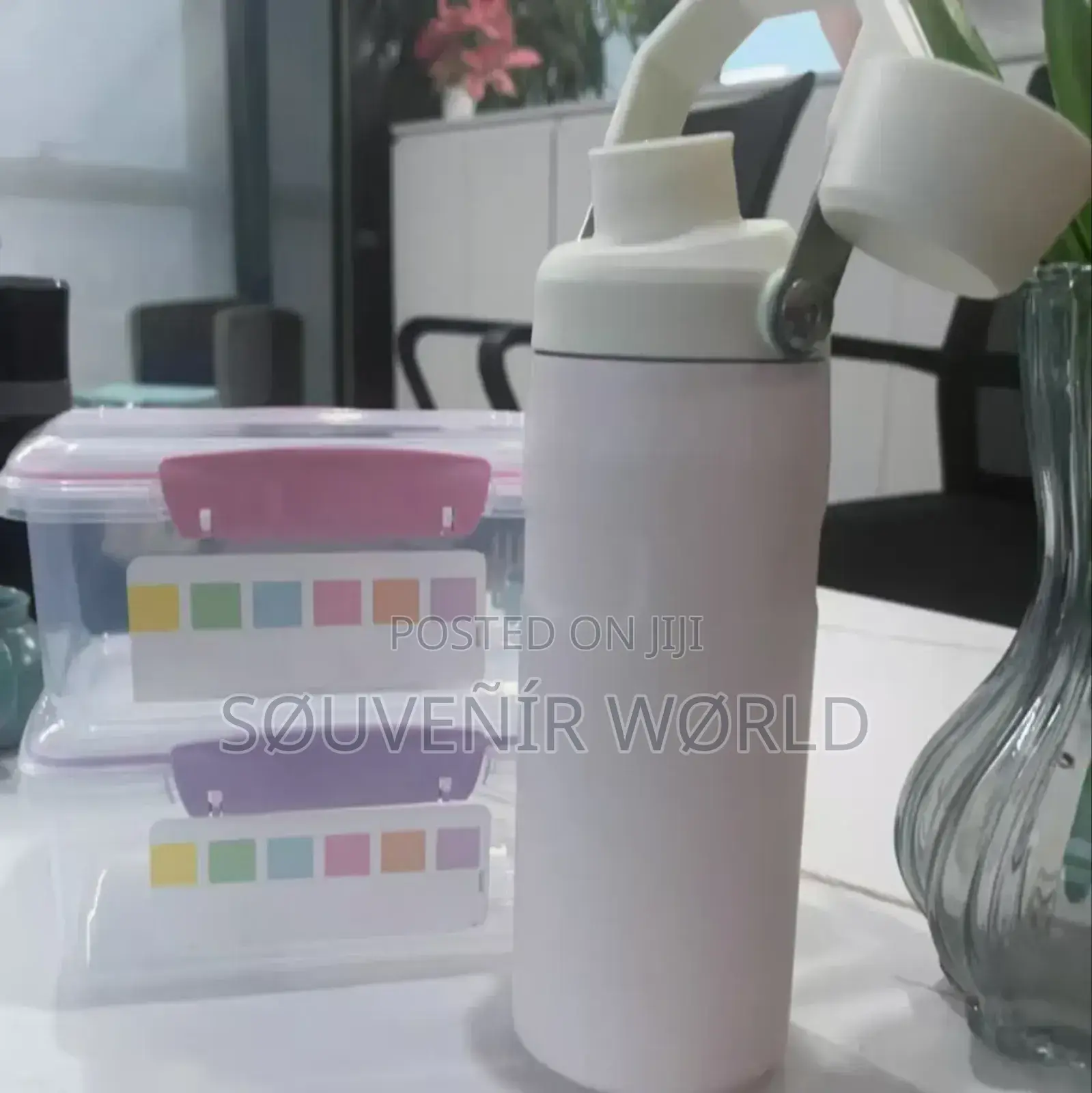 480ml Bucket Handle Water Bottle – Portable Durable