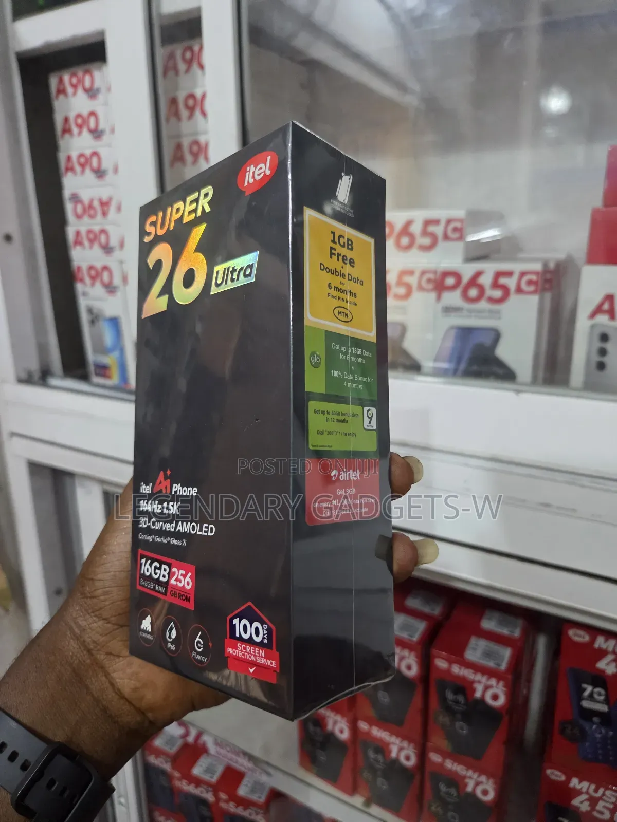 New Itel S26 Ultra 256 GB Gold