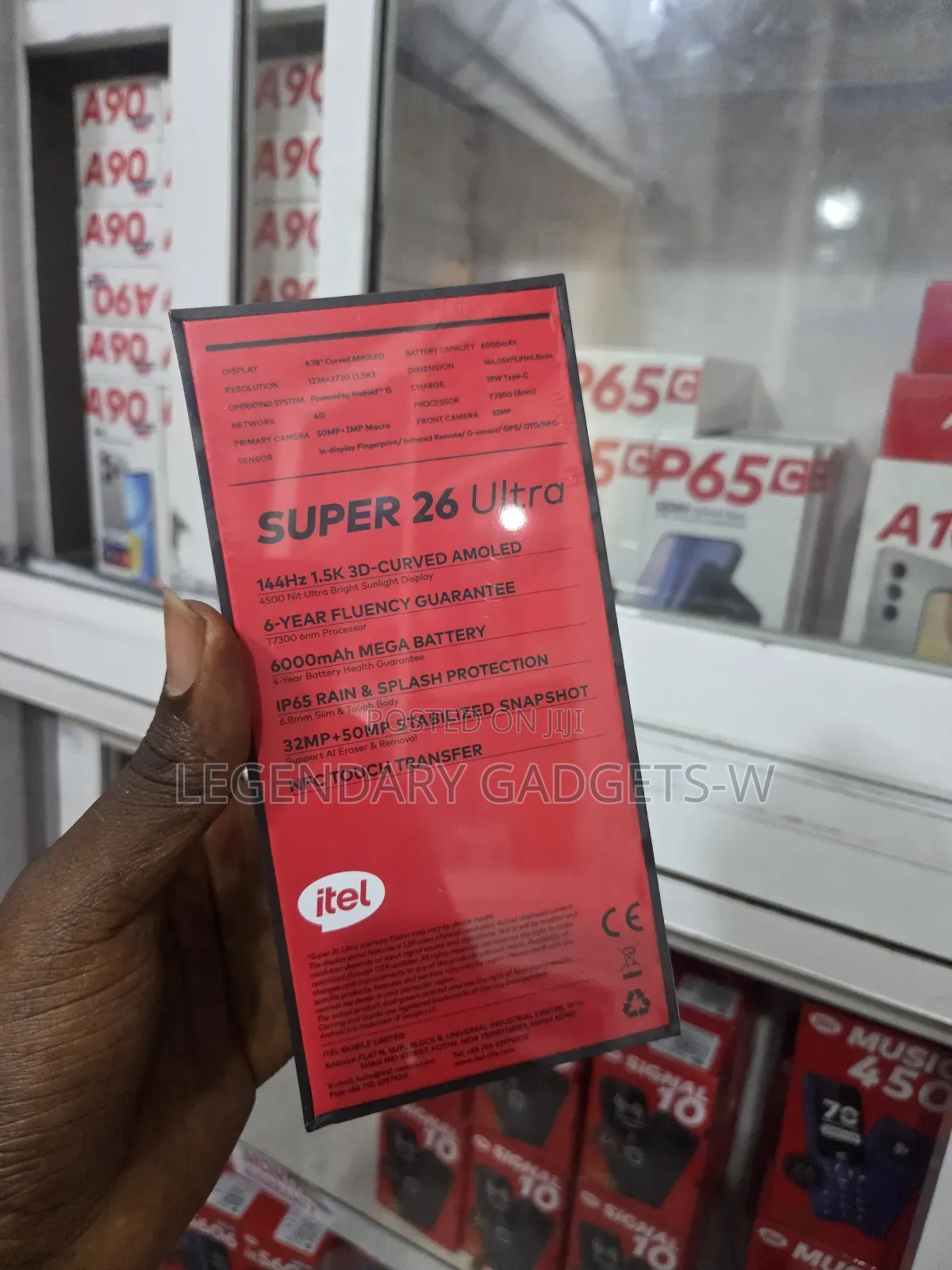 New Itel S26 Ultra 256 GB Gold