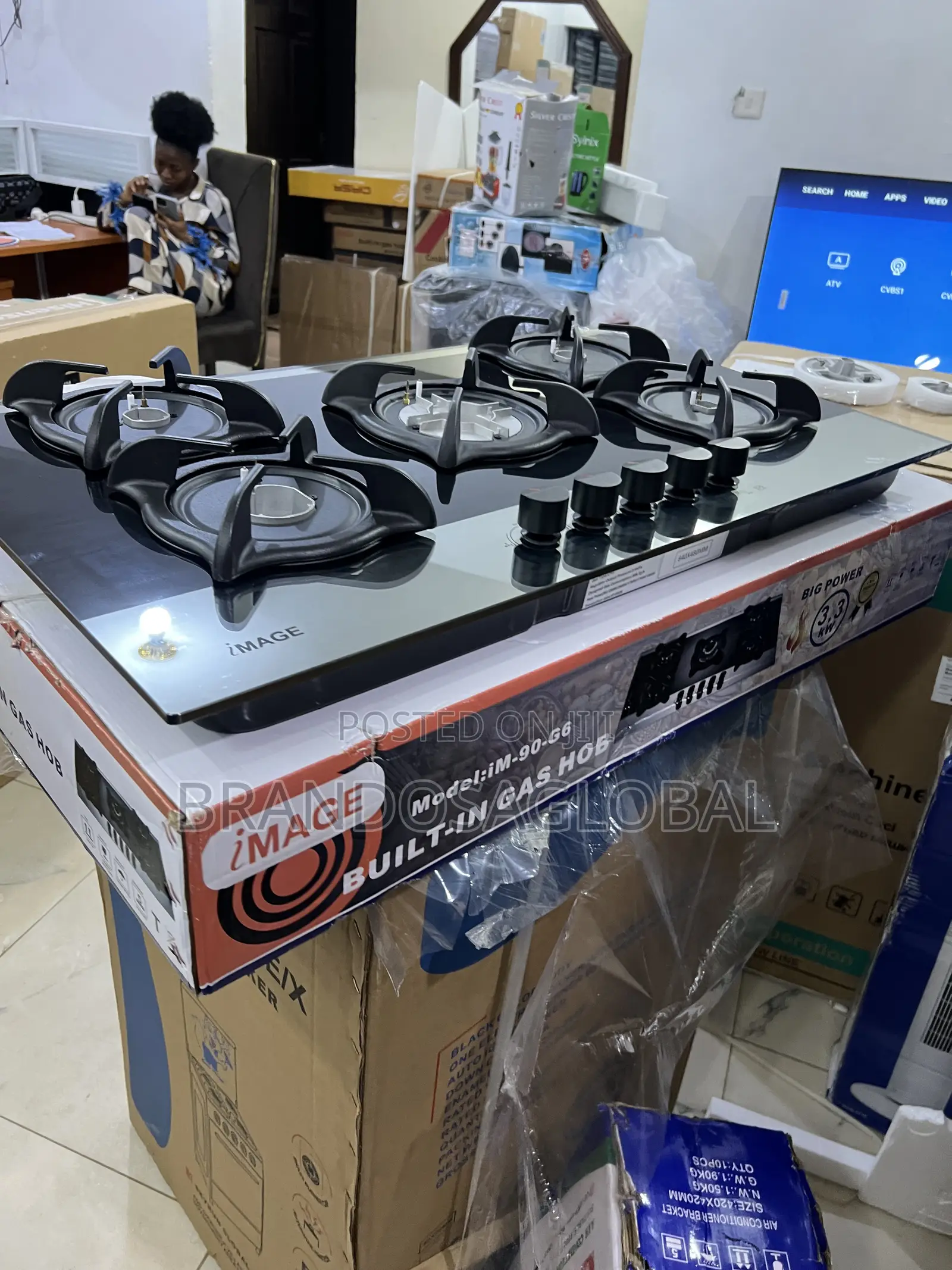 Image Built In Gas Cooker With Efficient Gas Usage 90g6