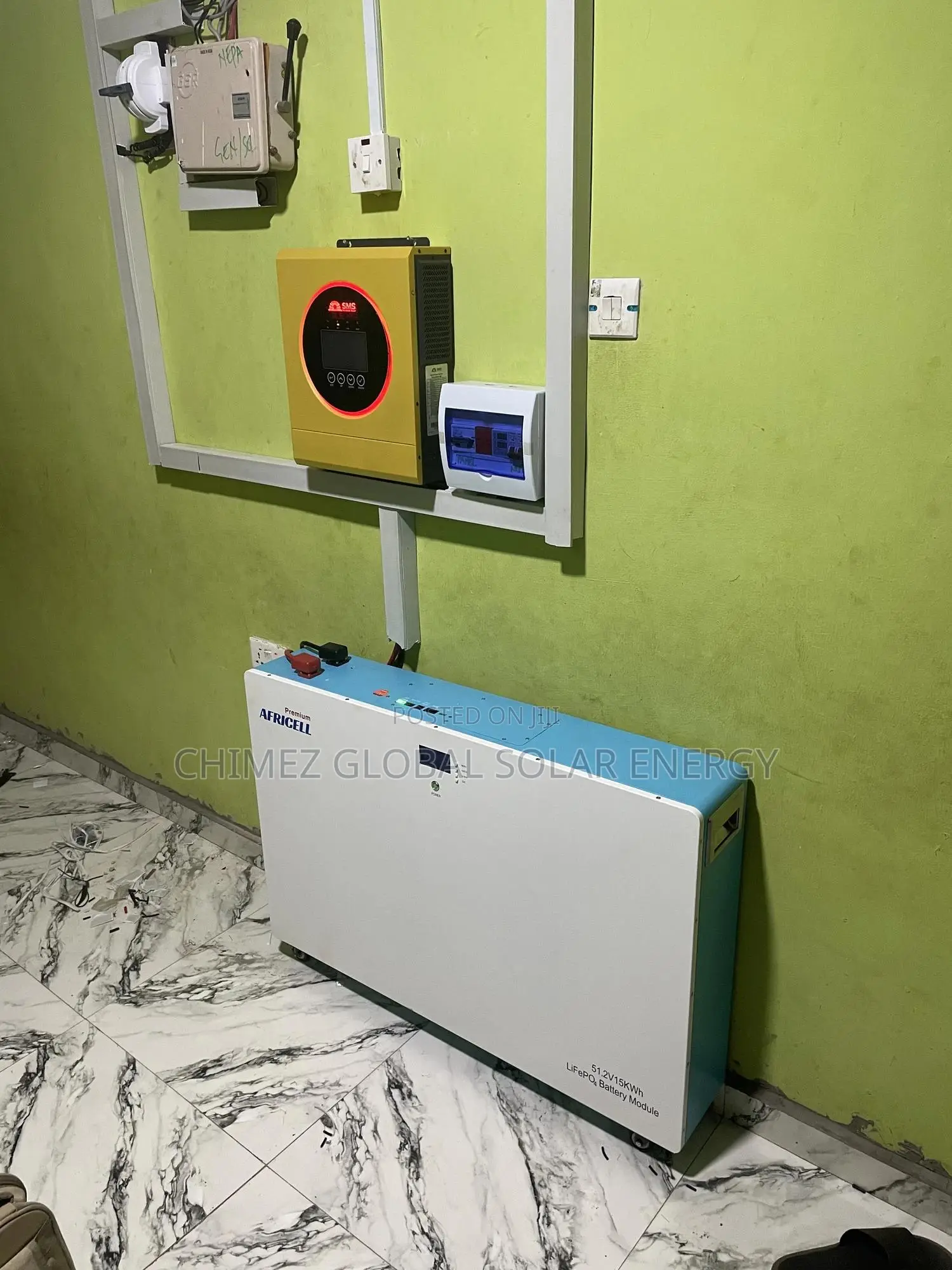 15 KWH Lithium Battery +6.5 Kva Inverter +600 Watts Solar Panels