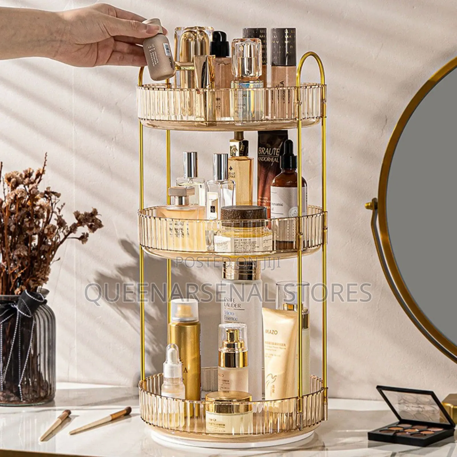 Rotating Makeup Organizer