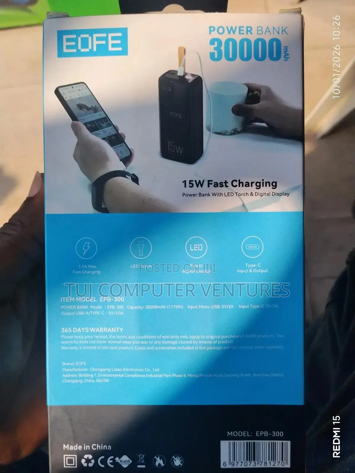 Eofe 30000mah Powerbank