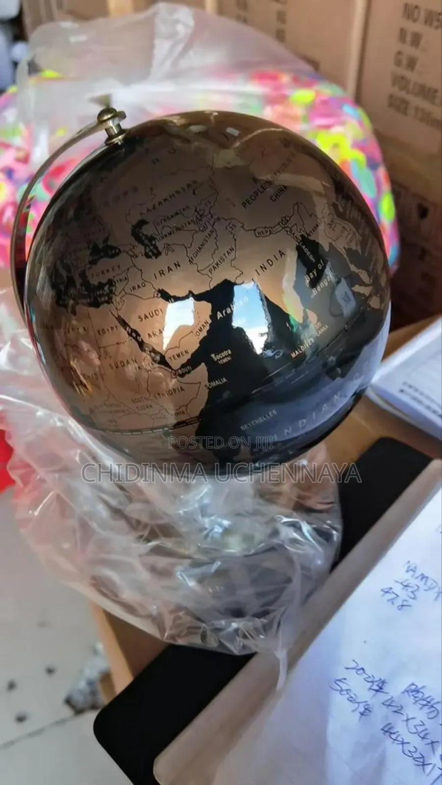 English Retro Globe Ornaments