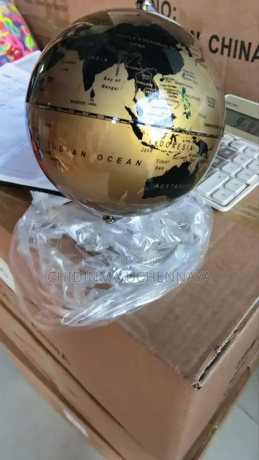 English Retro Globe Ornaments
