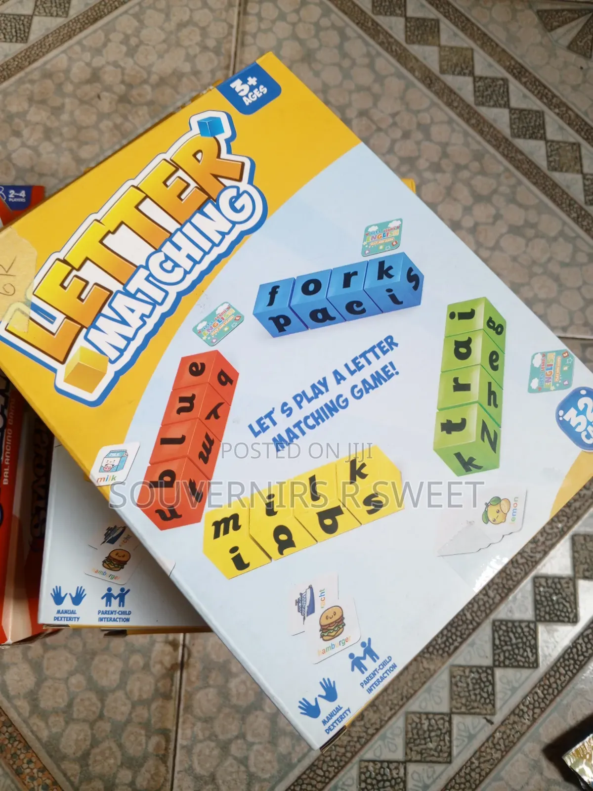 Letter Matching And Stacking Game