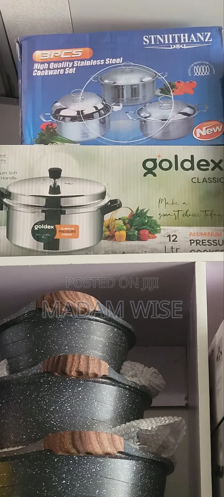 Goldex Classic Aluminium Pressure Cooker