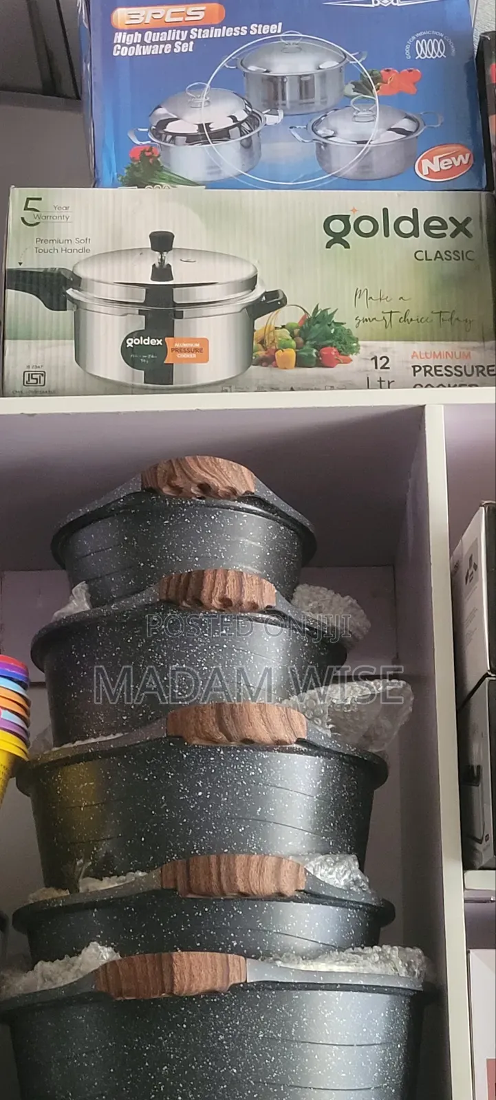 Goldex Classic Aluminium Pressure Cooker