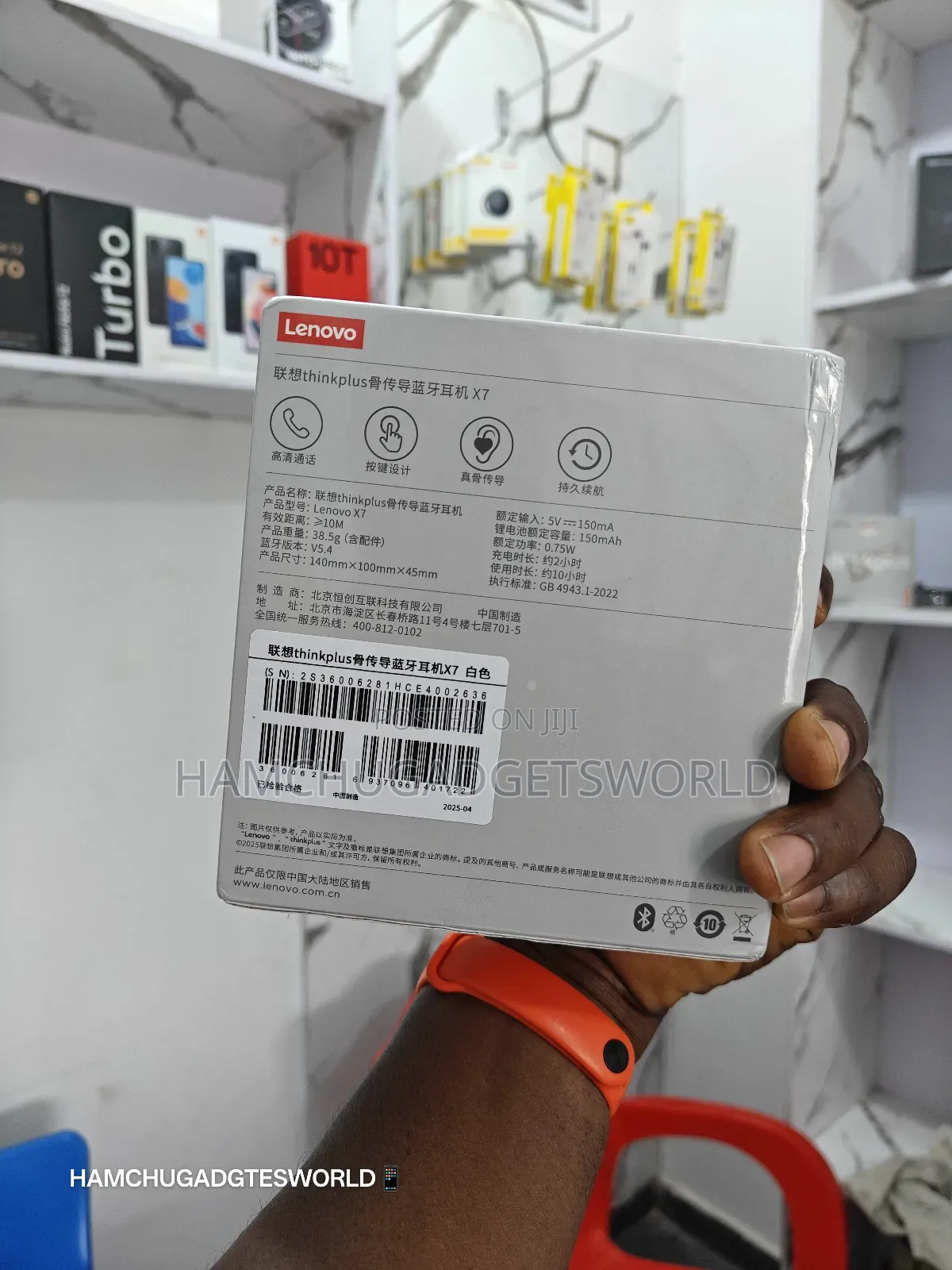 Lenovo X7 Air Bone Conduction Headphone Wireless Bluetooth