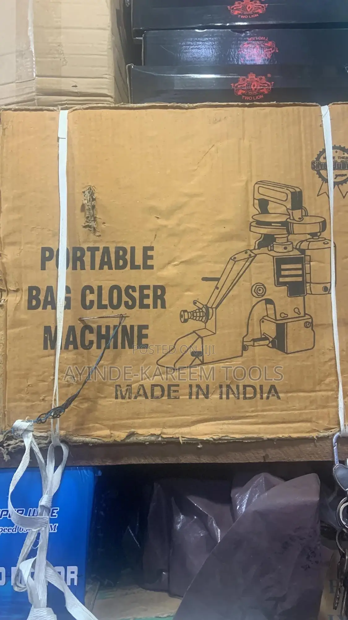 Electric Portable Bag Closer Machine