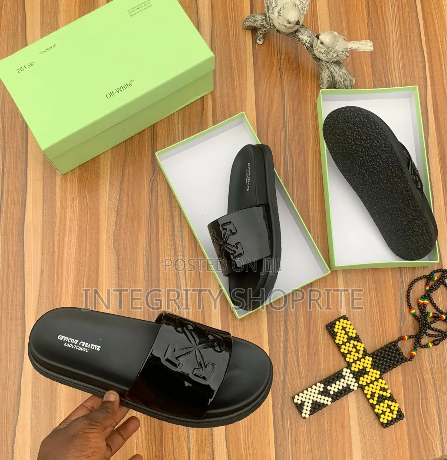 Off White Slippers