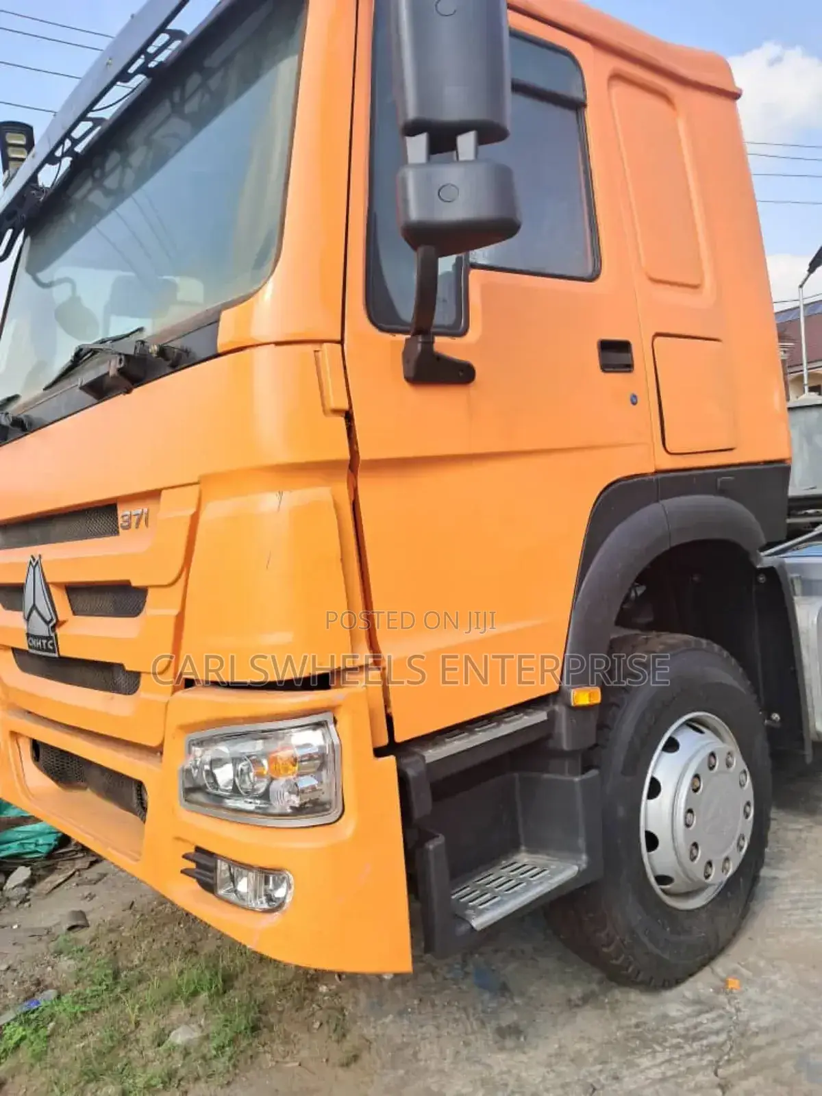Foreign Used 371 Howo Trailer Head 2016 Orange