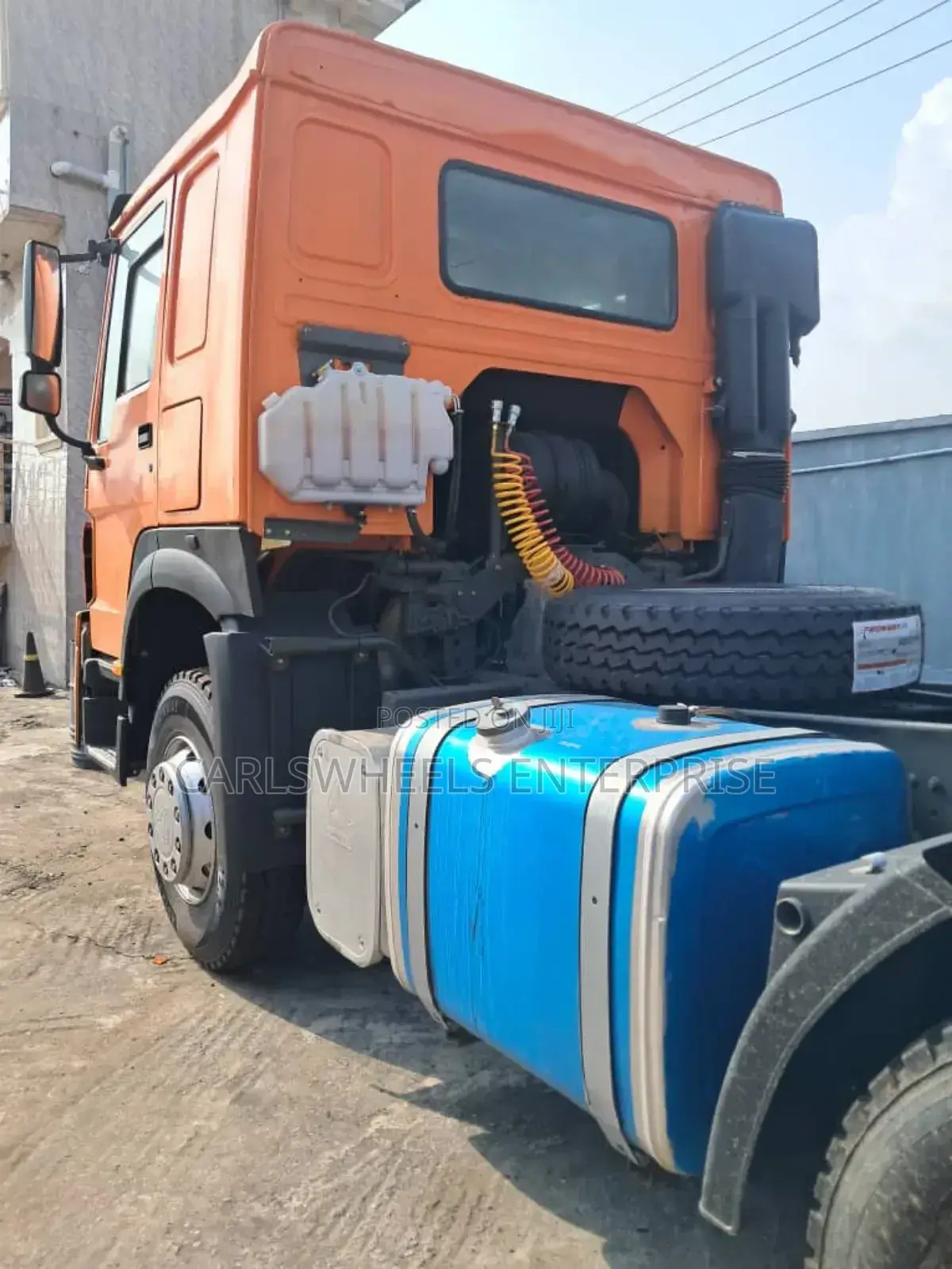 Foreign Used 371 Howo Trailer Head 2016 Orange