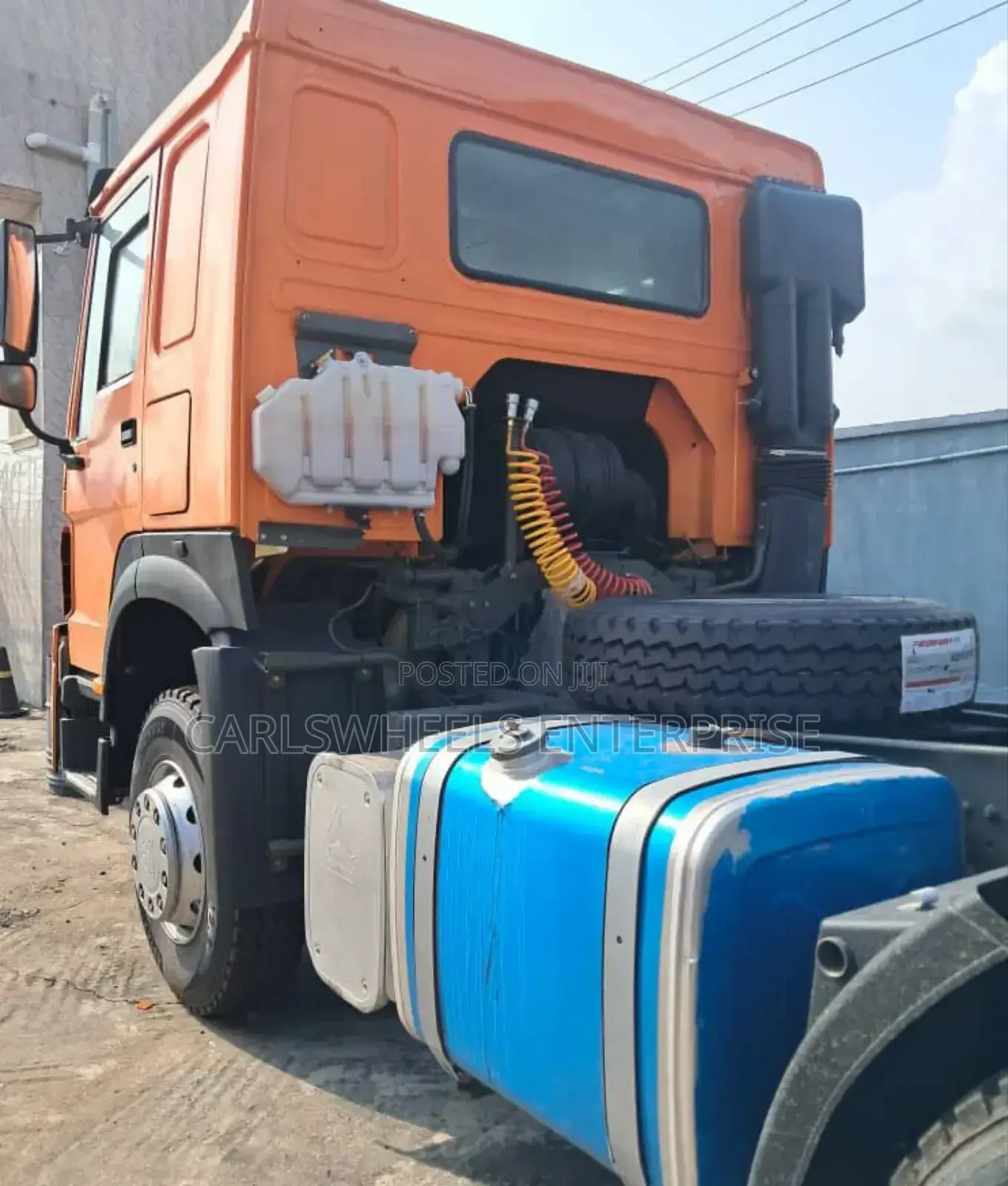Foreign Used 371 Howo Trailer Head 2016 Orange