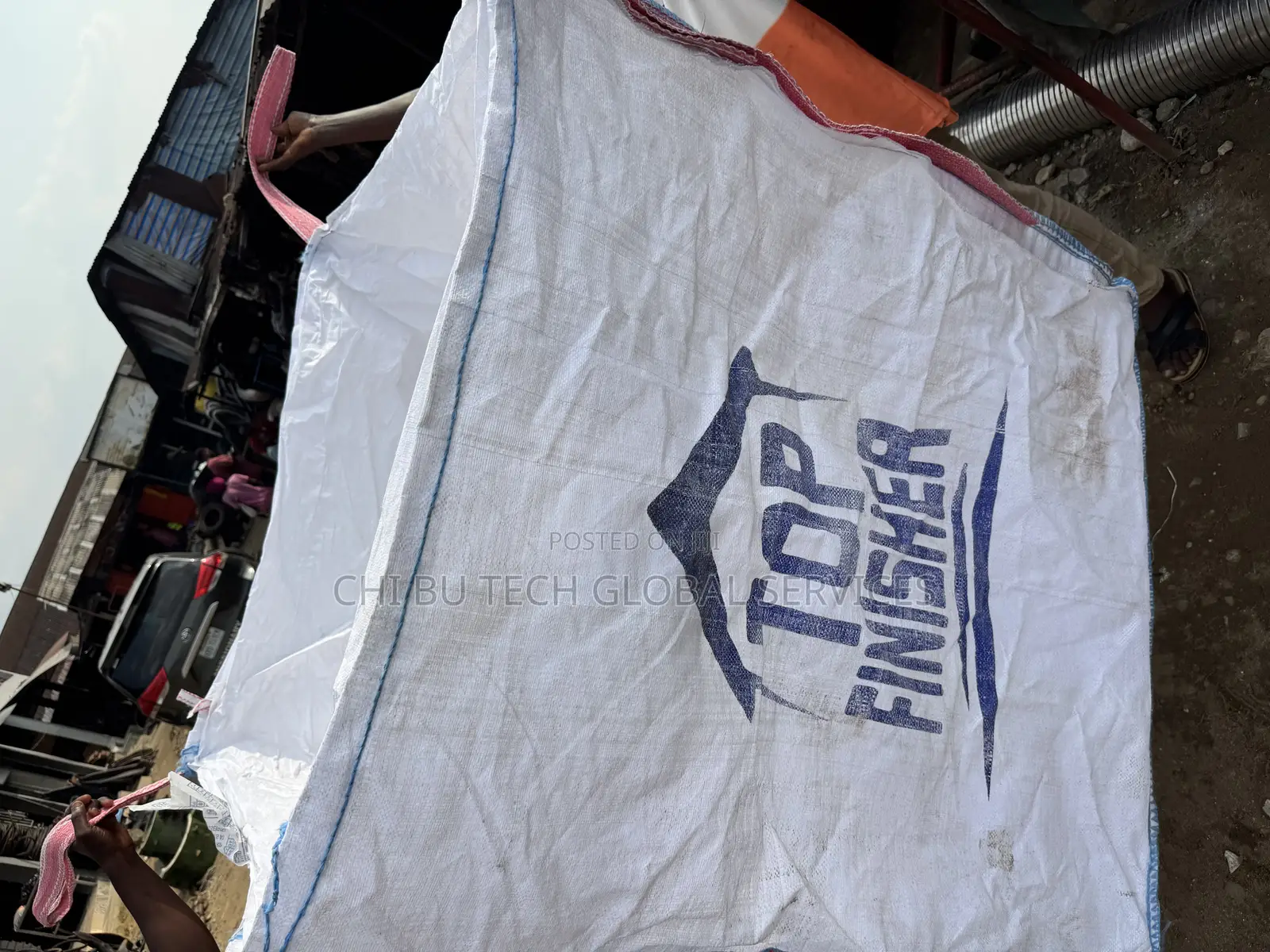 New White Plan Fabric Jumbo Bag 1.5kg