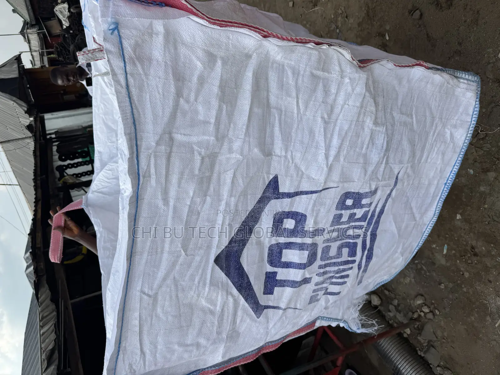 New White Plan Fabric Jumbo Bag 1.5kg