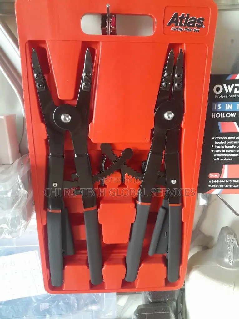Atlas Heavy-Duty Universal Circlip (Snap Ring) Plier Set