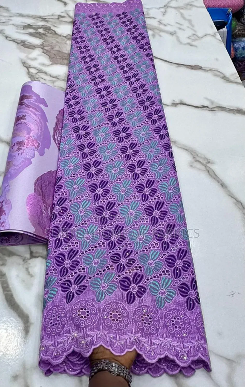 Luxury Swiss Lace With Stones – Elegant Ramadan Eid Choice