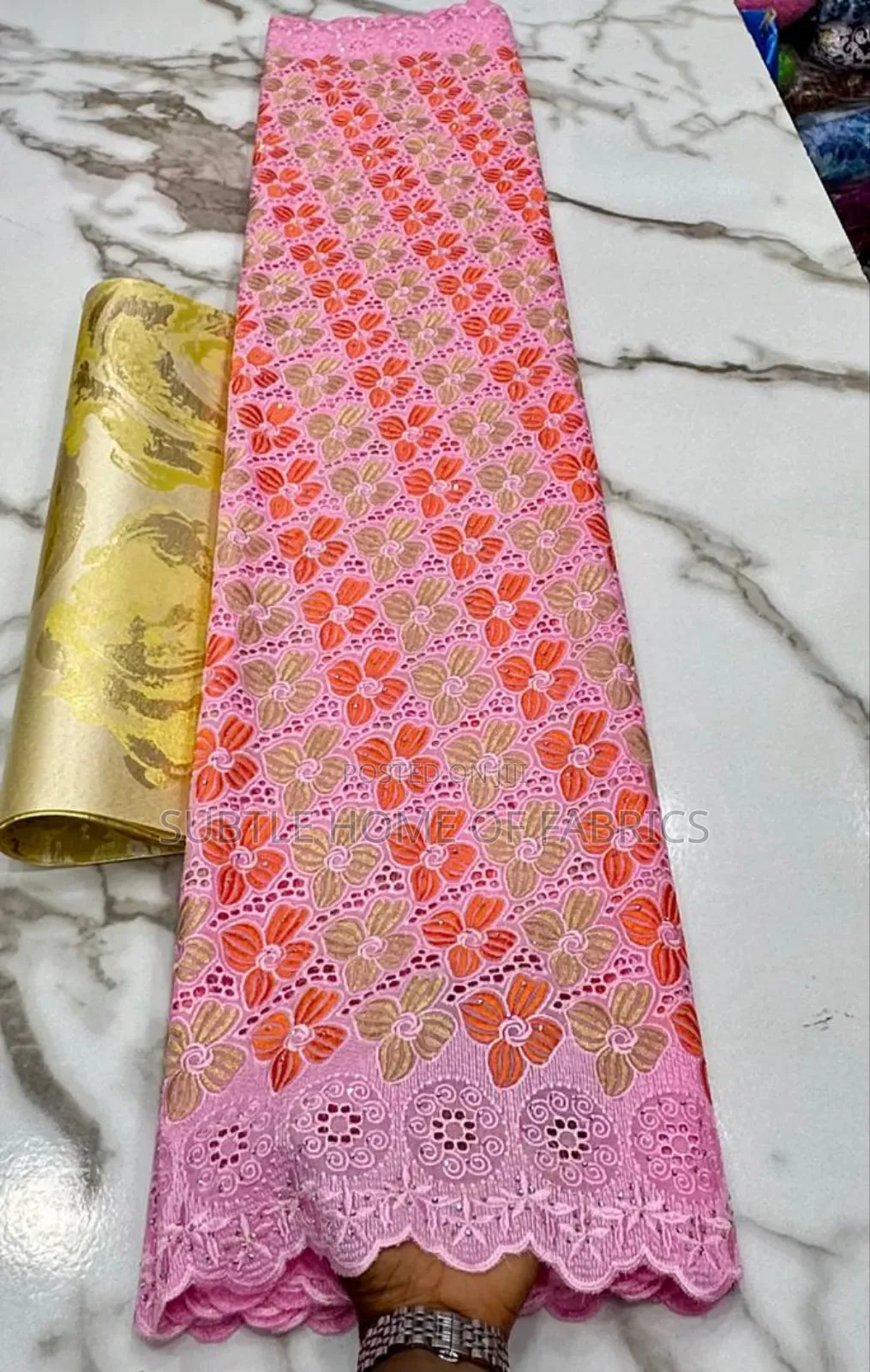 Luxury Swiss Lace With Stones – Elegant Ramadan Eid Choice