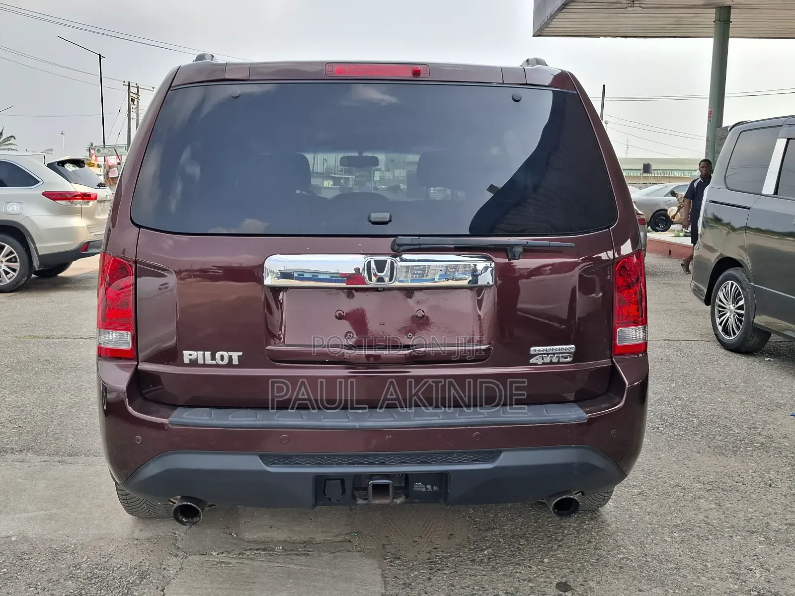 Honda Pilot Touring w/RES/Navi 4WD (3.5L 6cyl 5A) 2013 Burgundy