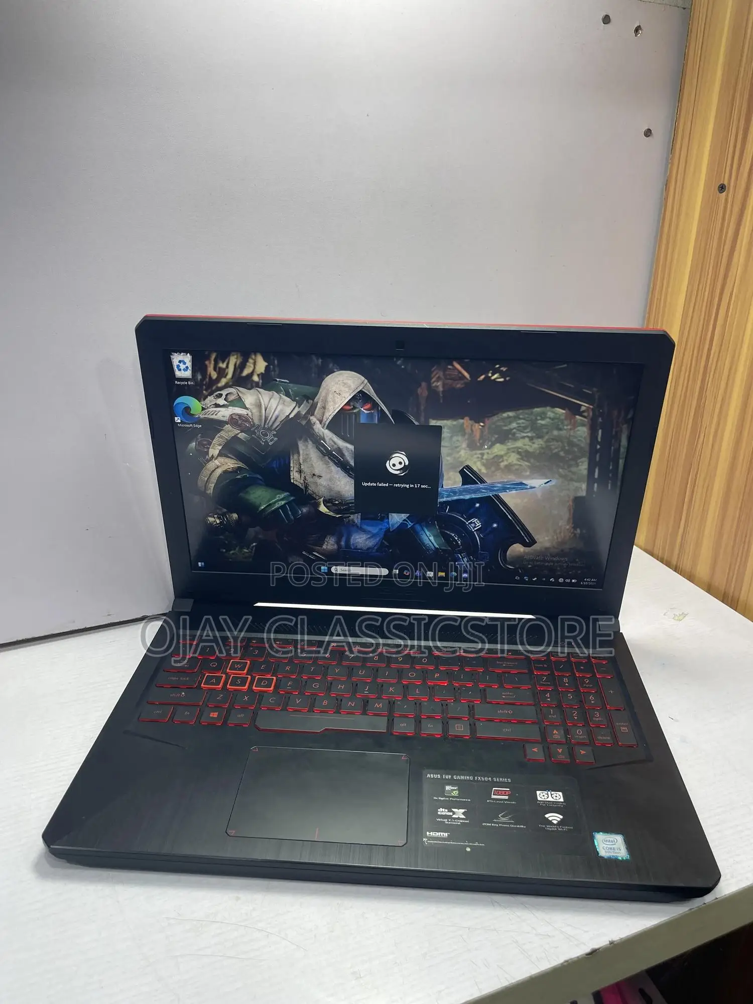 Laptop Asus TUF Gaming FX504 8GB Intel Core I5 HDD 256GB