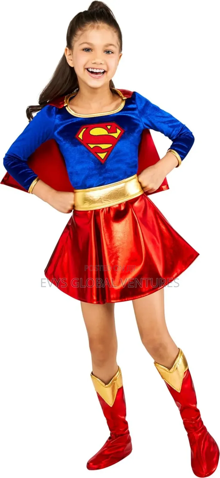 Superheroes Supergirl Costume for Children