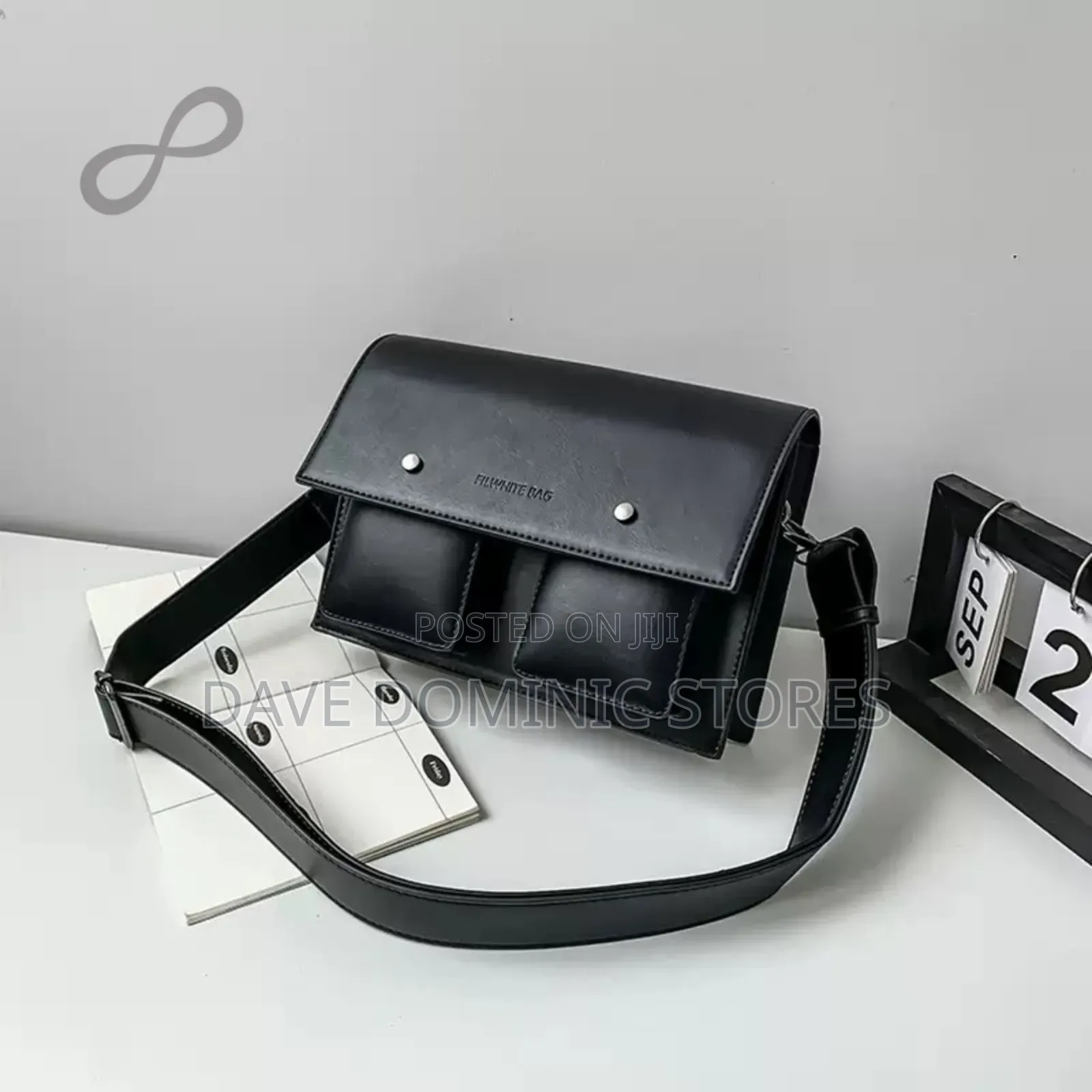 Fill-White Cross Body Bag