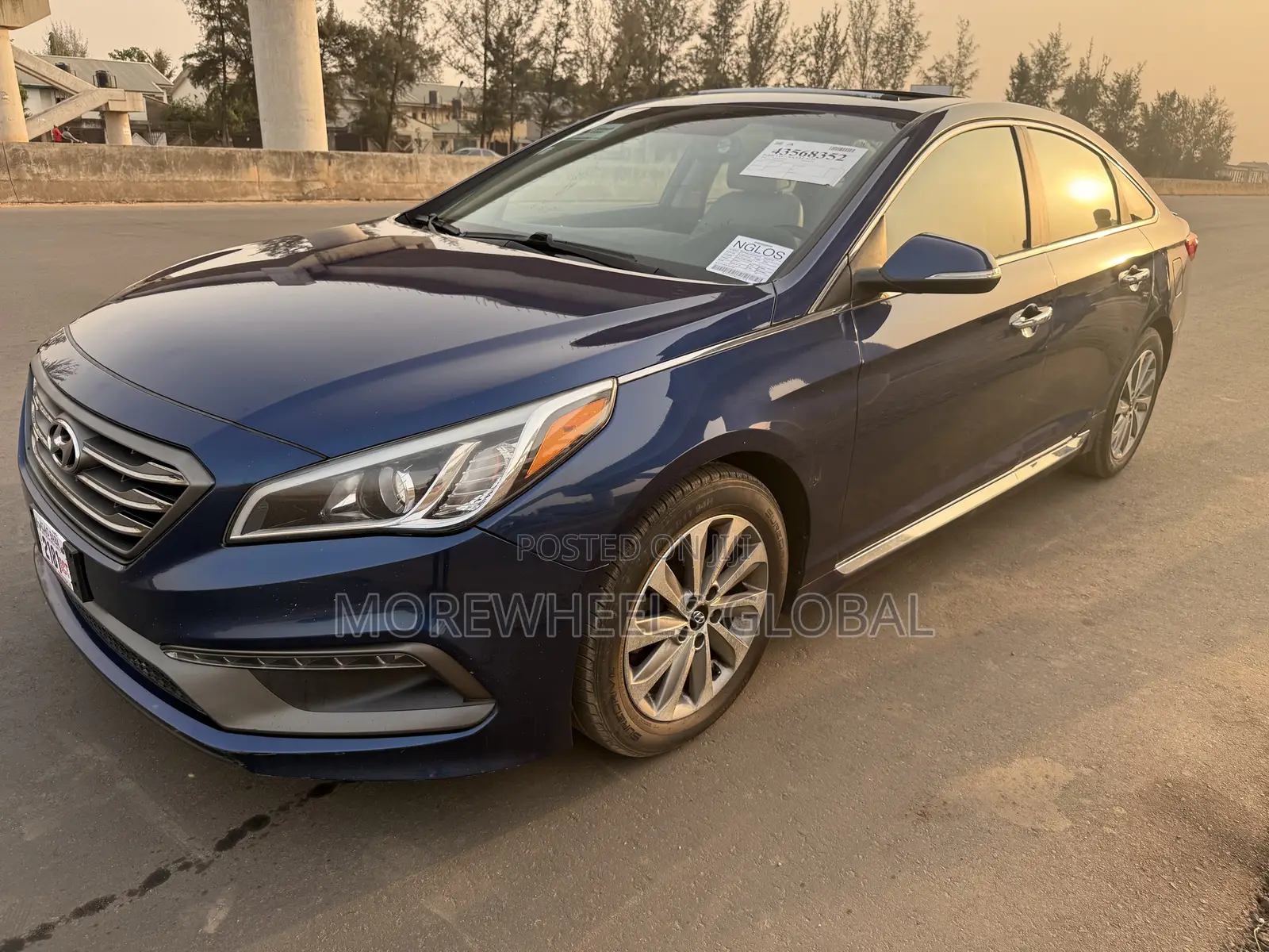 Hyundai Sonata Sport 2.0T Sedan FWD (2.0L 4cyl 6A) 2016 Blue