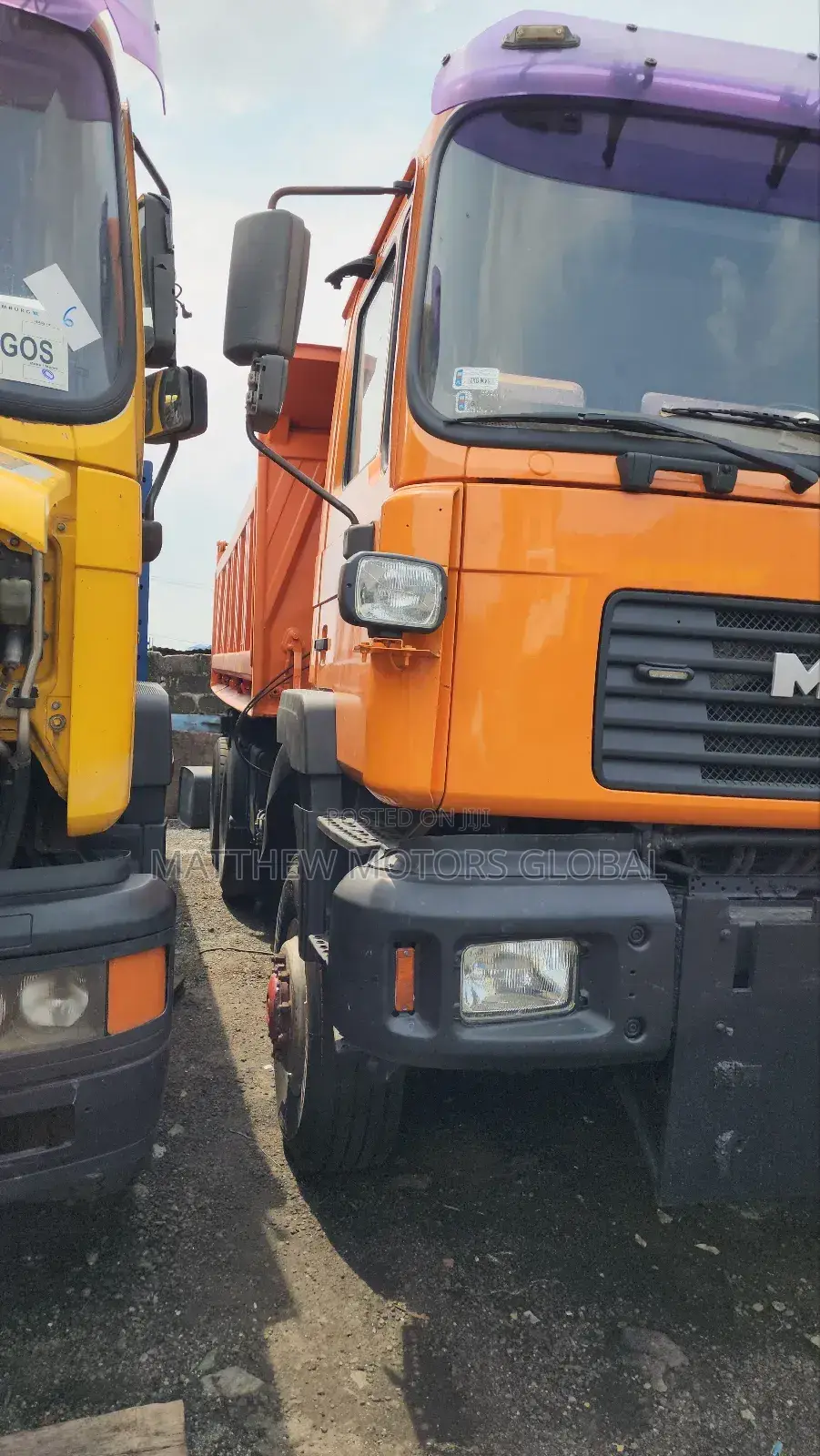 Clean Man Diesel Foreign Used Man Diesel Tipper With Auxiliary.