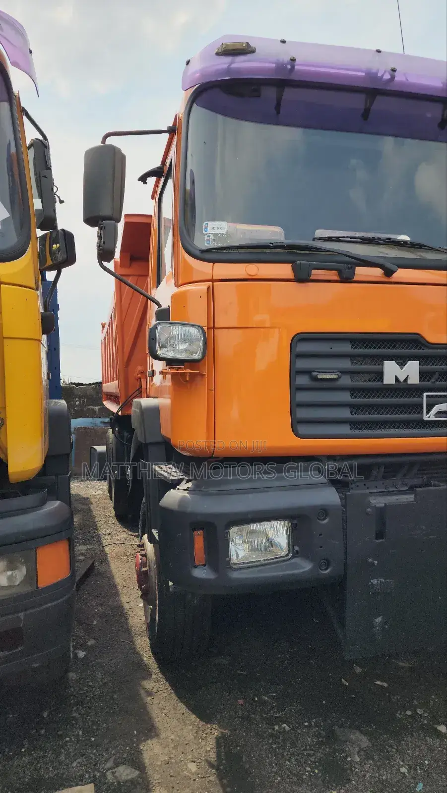 Clean Man Diesel Foreign Used Man Diesel Tipper With Auxiliary.