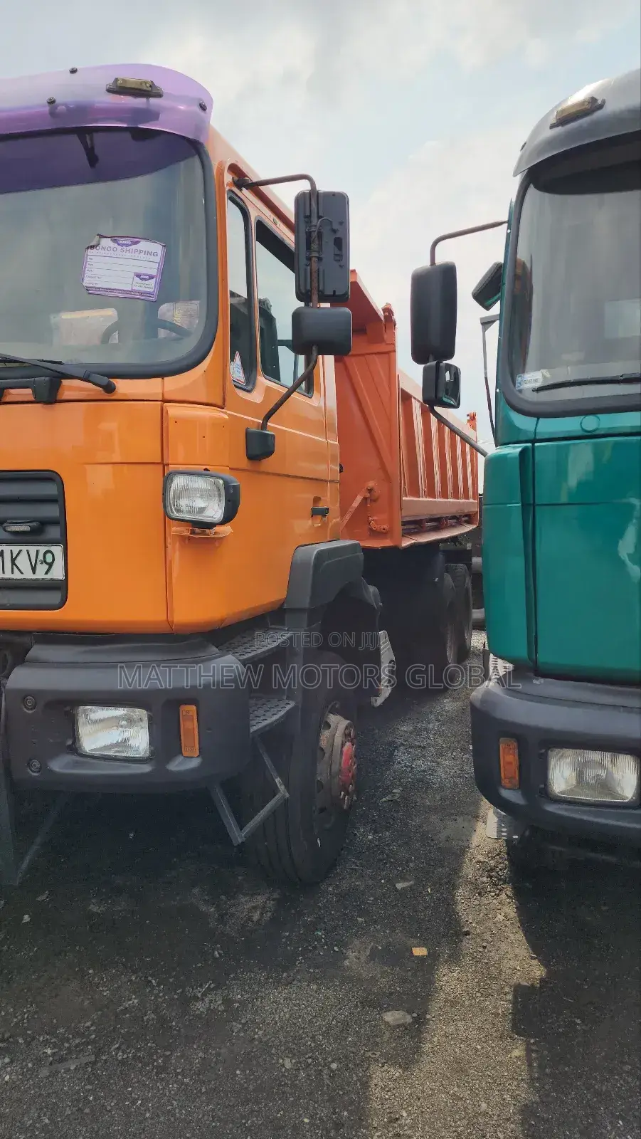 Clean Man Diesel Foreign Used Man Diesel Tipper With Auxiliary.
