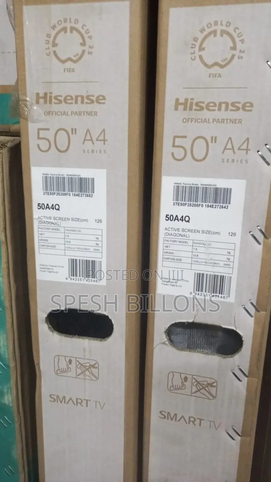 Hisense 50 Inch Smart Tv A4q Series, Big Screen, Smart Experience