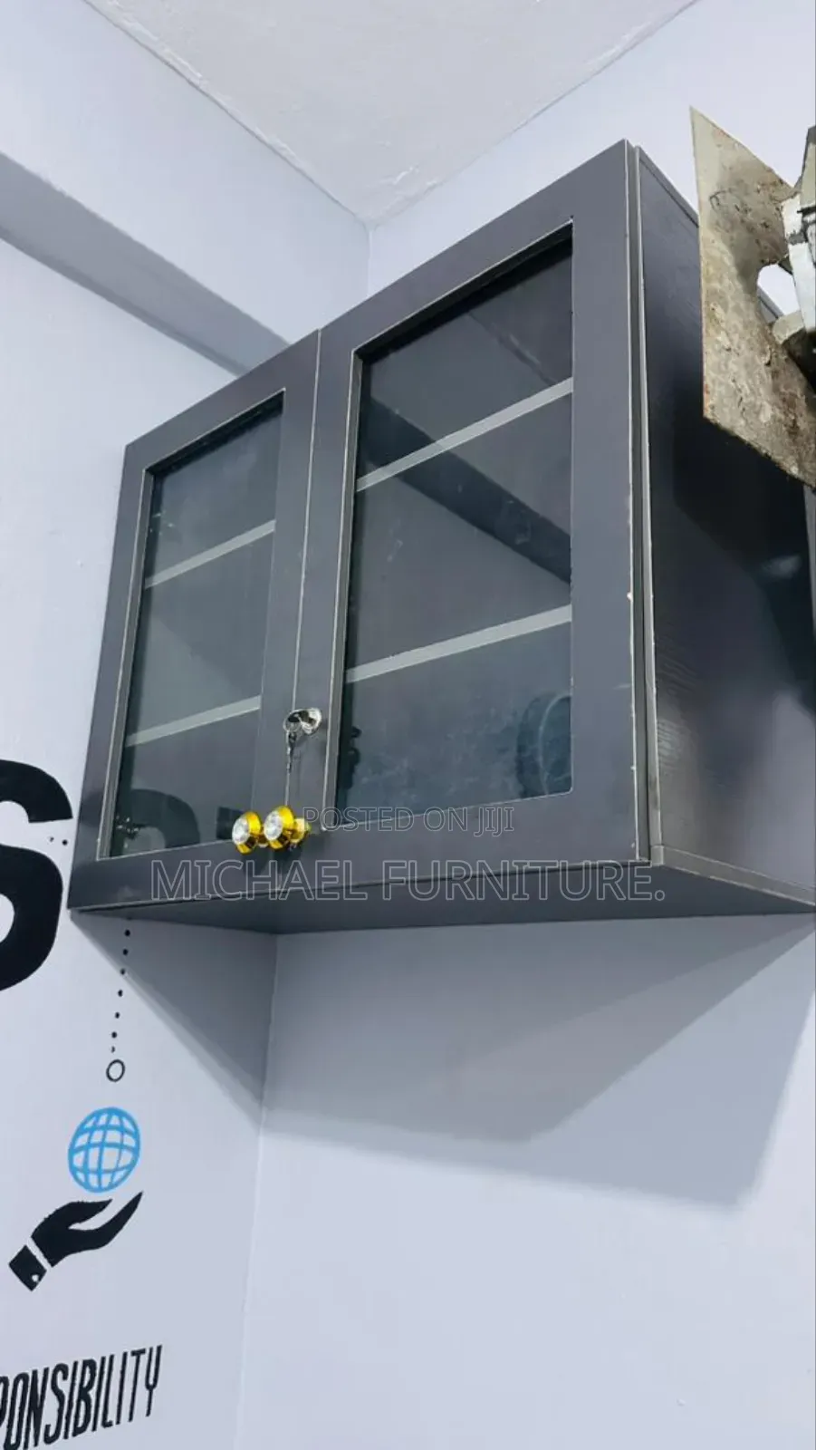 Premium 2 by 3 Hanging Cabinet With Smooth Doors