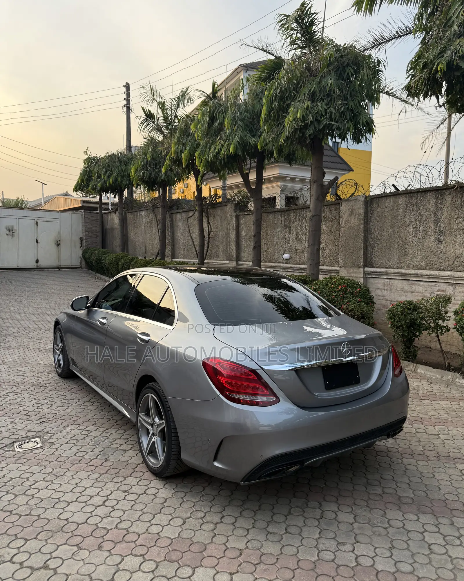 Mercedes-Benz C400 4Matic AWD Sedan (3.0L V6 7A) 2015 Silver