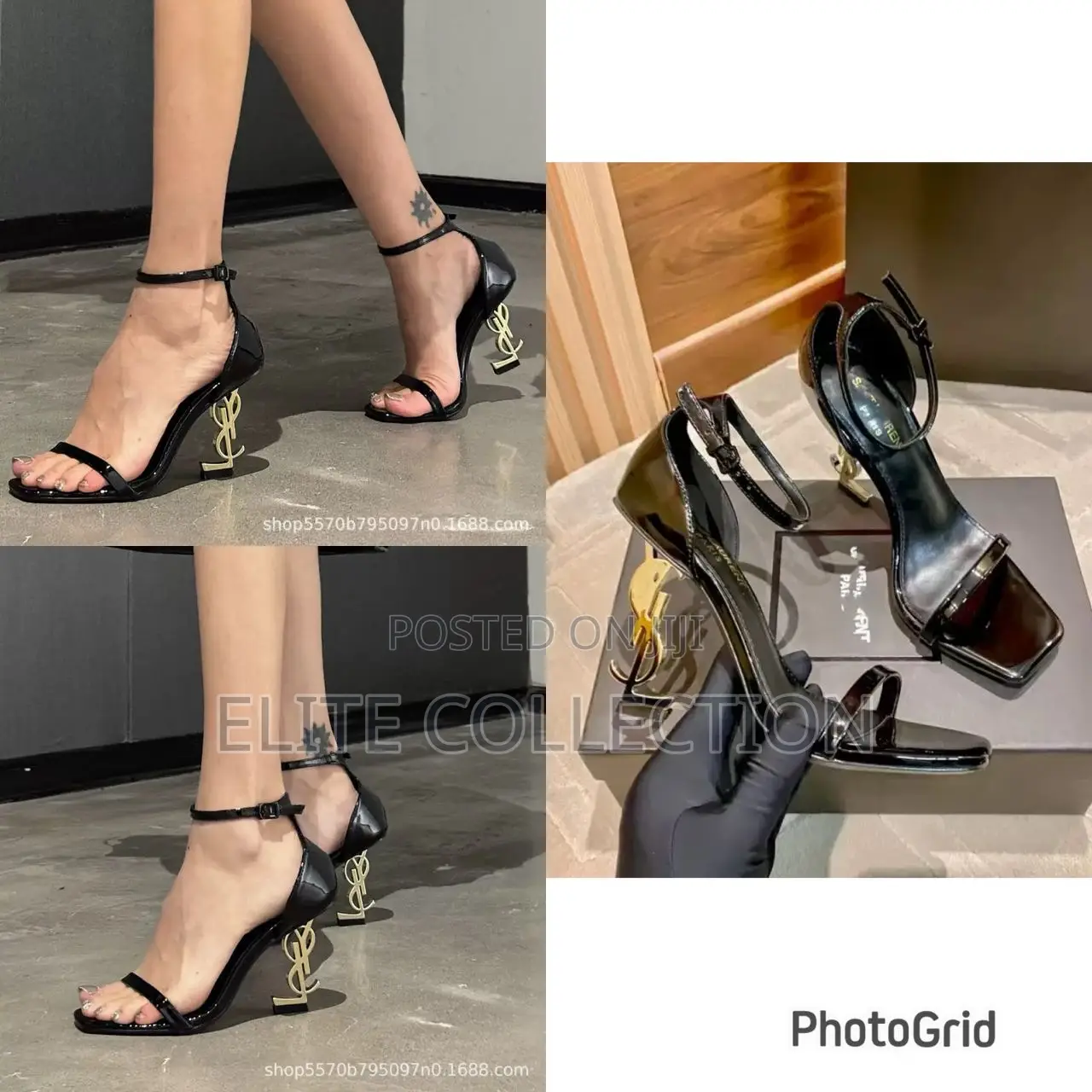 Luxury Saint Laurent Heels -Size : 37-42