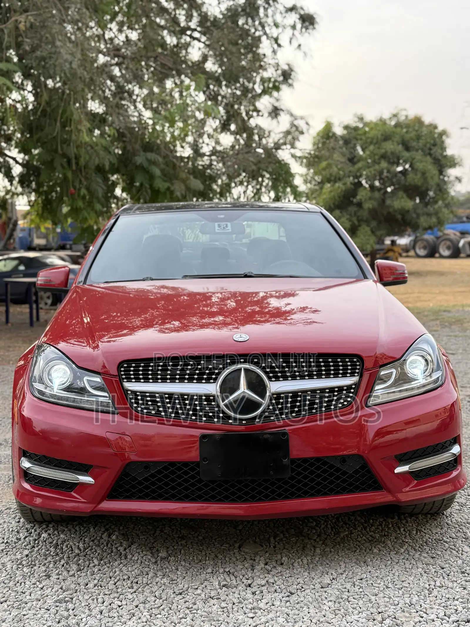 Mercedes-Benz C300 Sport 4Matic Sedan AWD (3.5L 6cyl 7A) 2013 Red