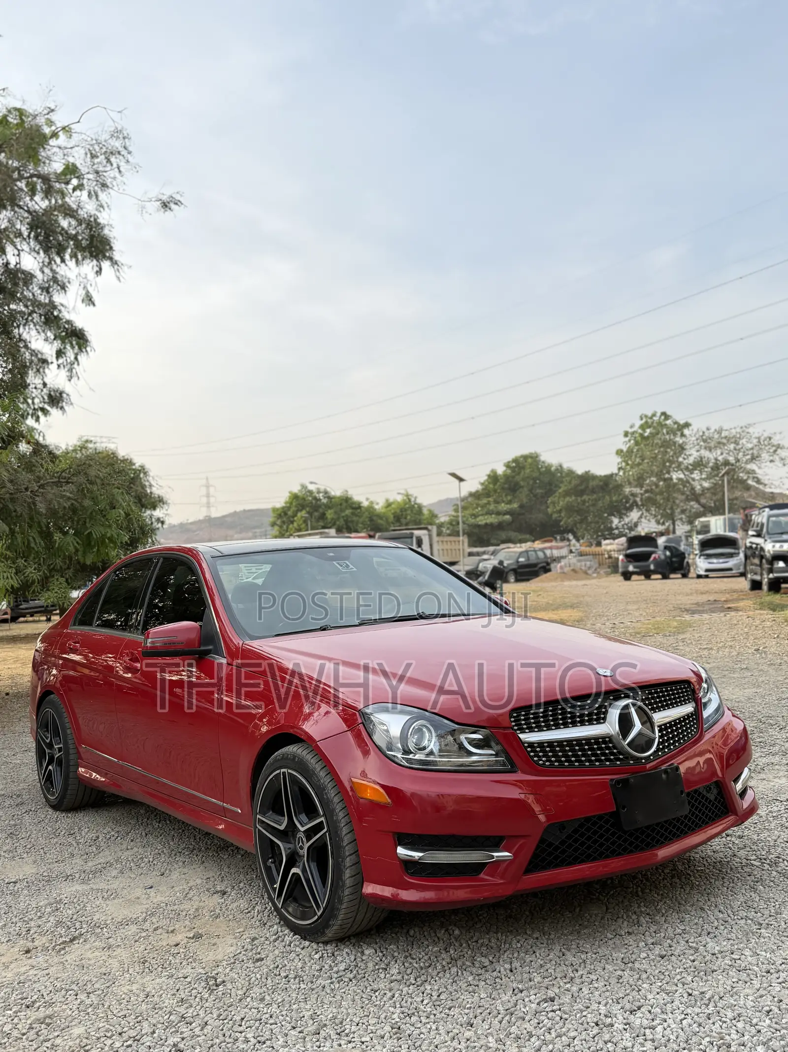 Mercedes-Benz C300 Sport 4Matic Sedan AWD (3.5L 6cyl 7A) 2013 Red
