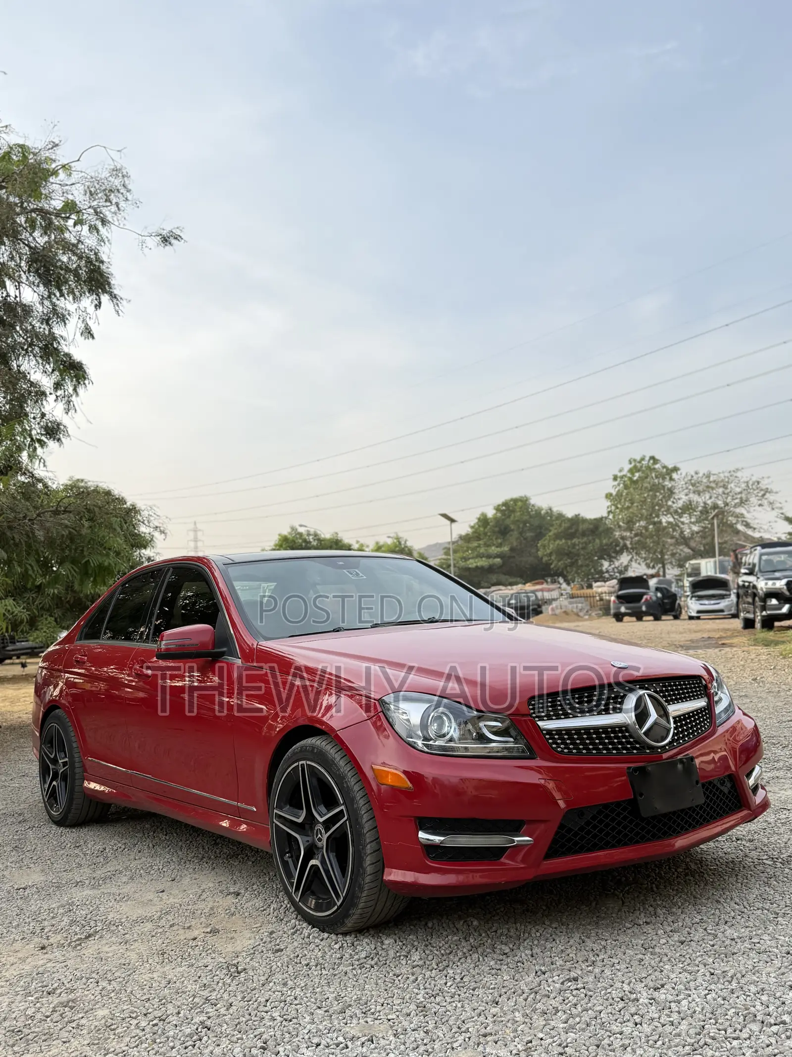 Mercedes-Benz C300 Sport 4Matic Sedan AWD (3.5L 6cyl 7A) 2013 Red