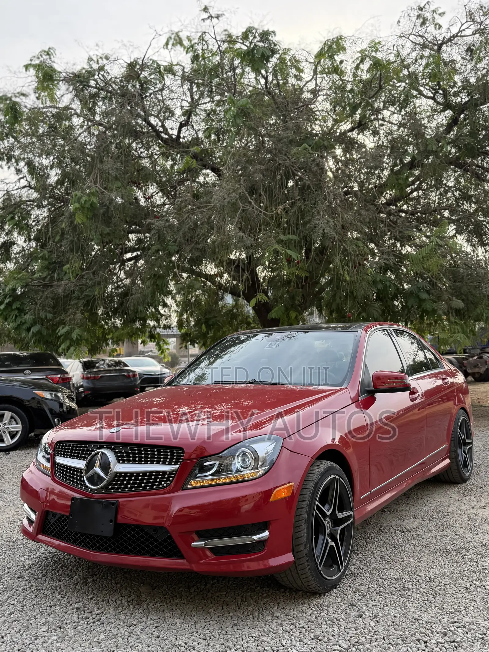 Mercedes-Benz C300 Sport 4Matic Sedan AWD (3.5L 6cyl 7A) 2013 Red