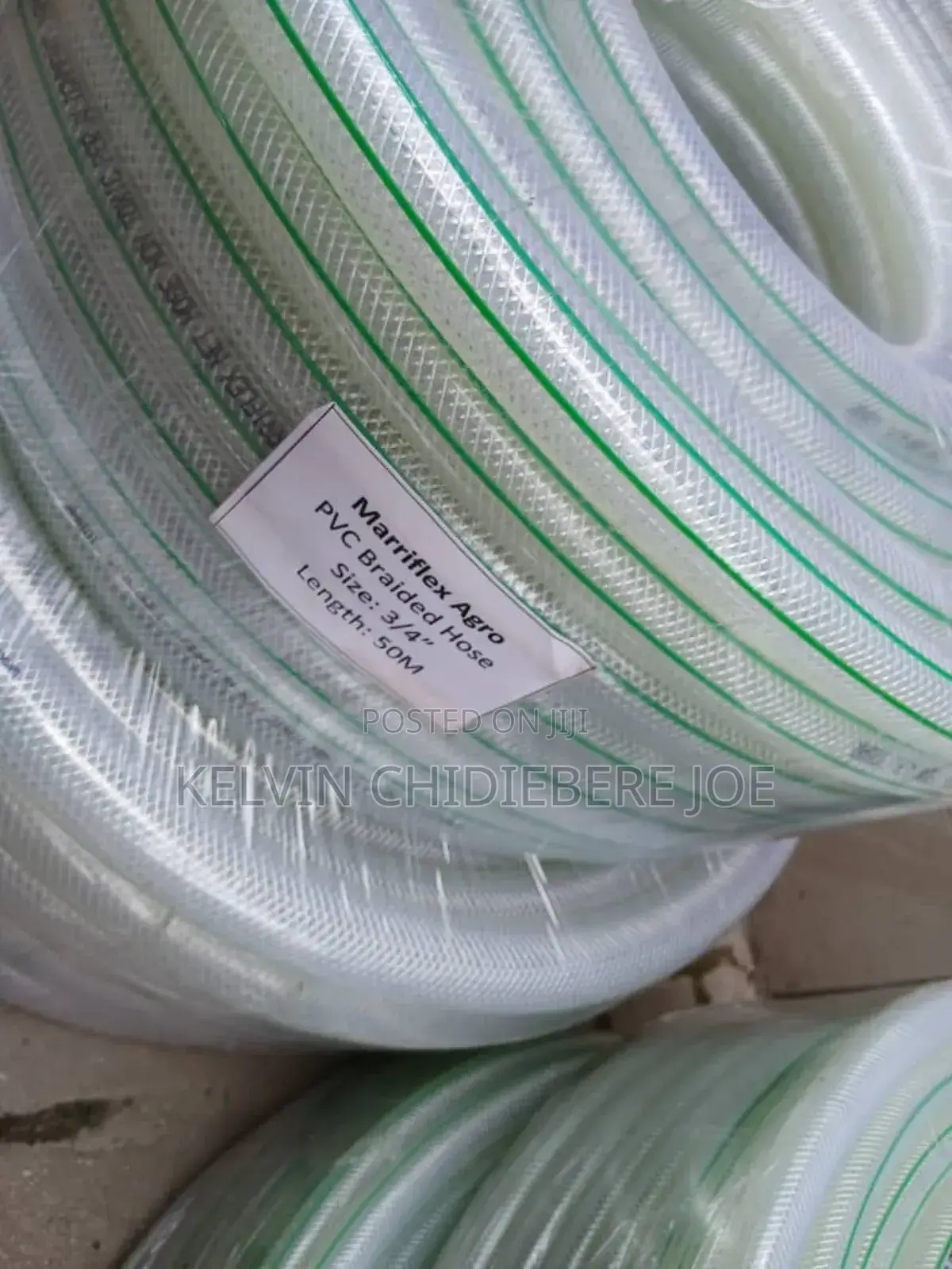 Original White Transparent PVC Hose – Flexible, Durable All Sizes
