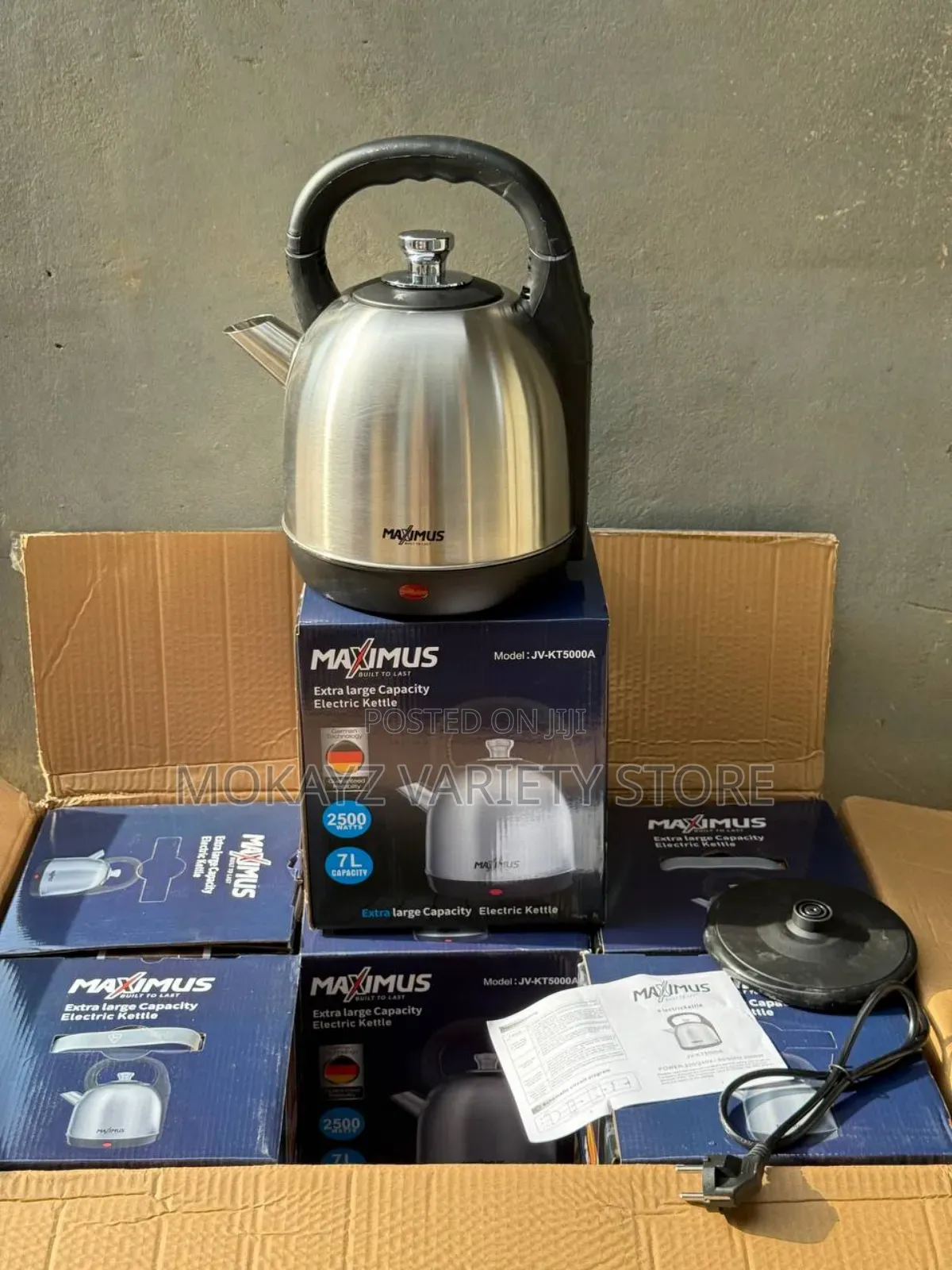 Maximus 2500w Extra Large Capacity Electric Kettle (7l)