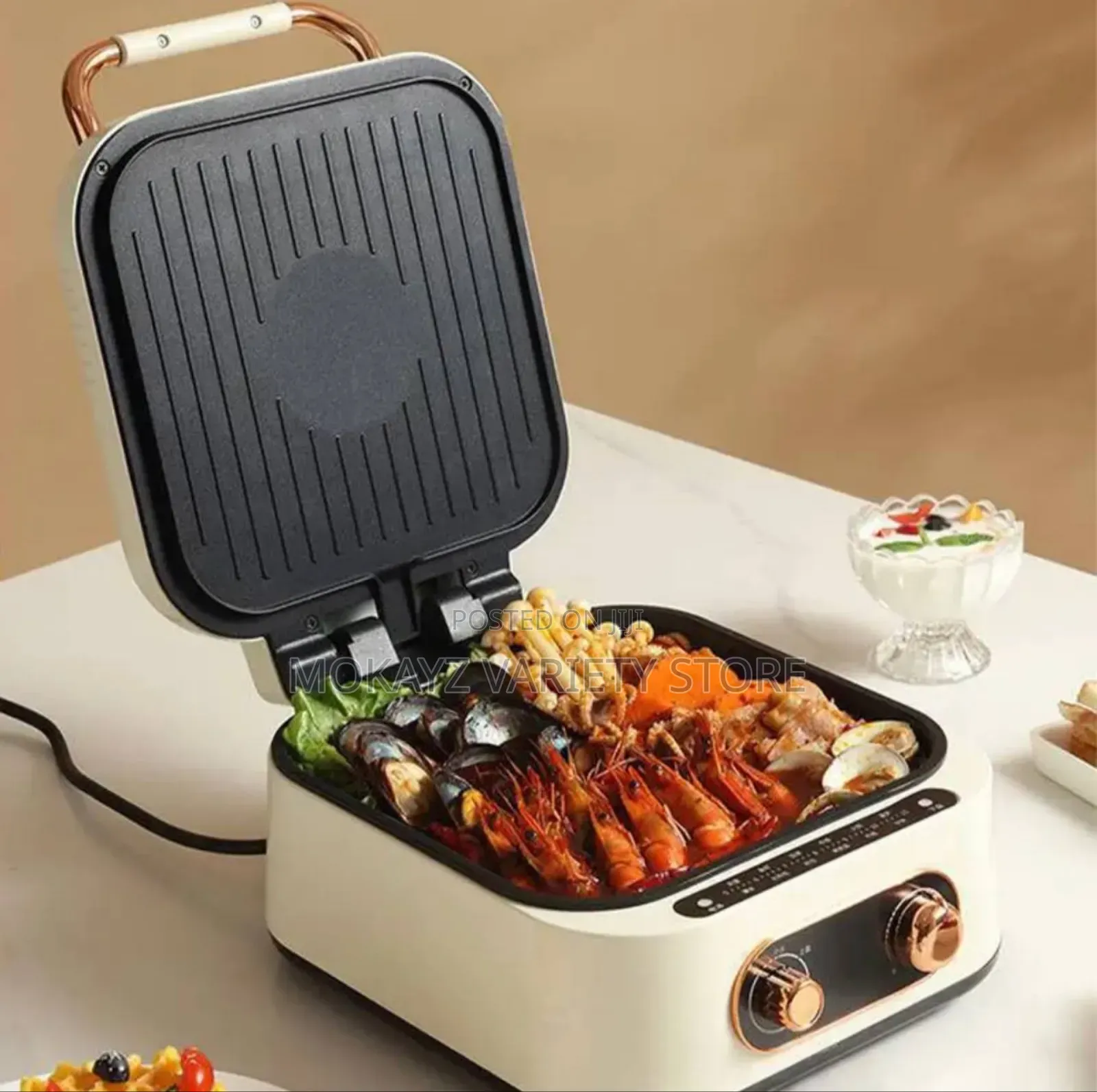 Double-sided Timed Multifunctional Electric Cooker & Baking Machine