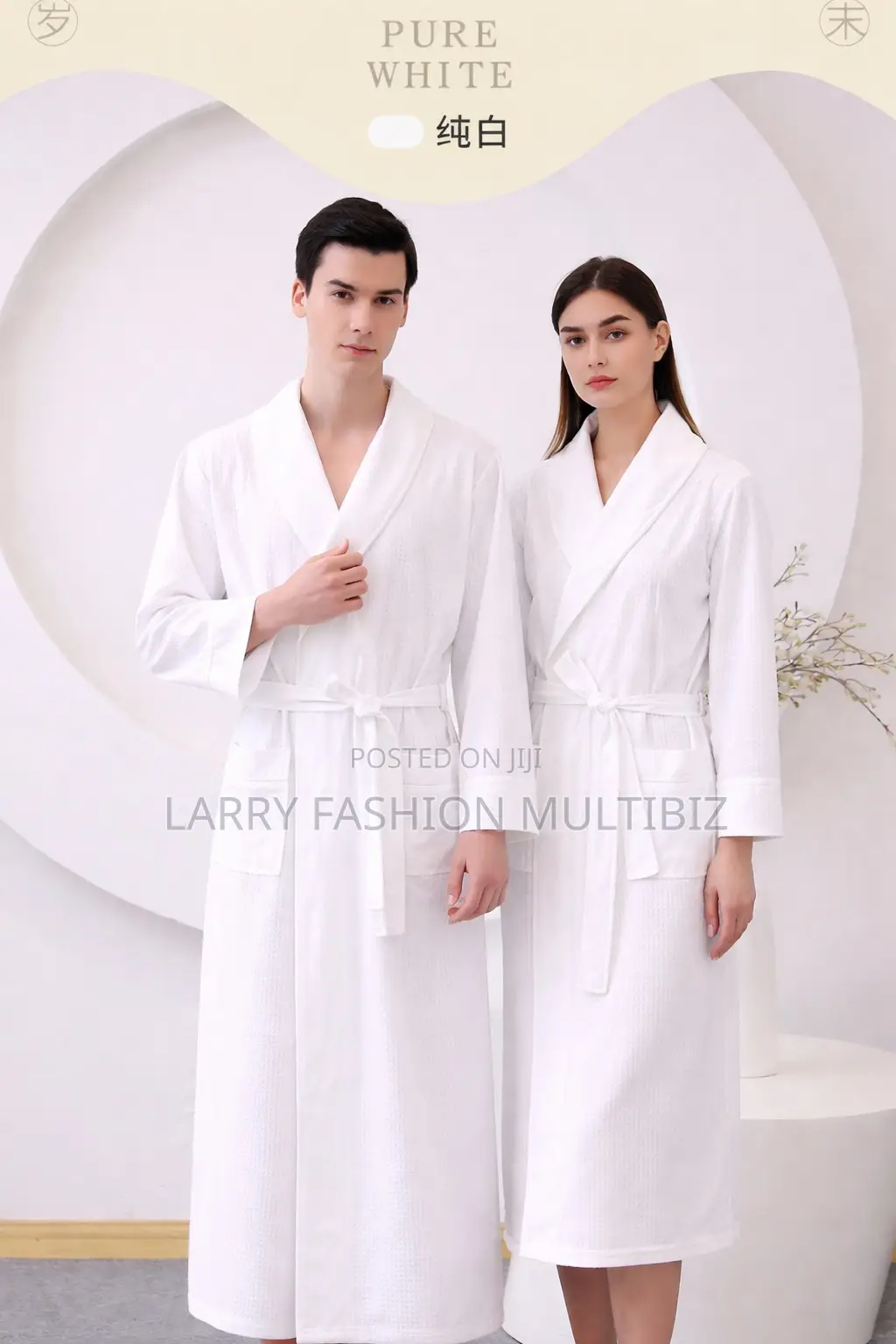 White Bathrobe