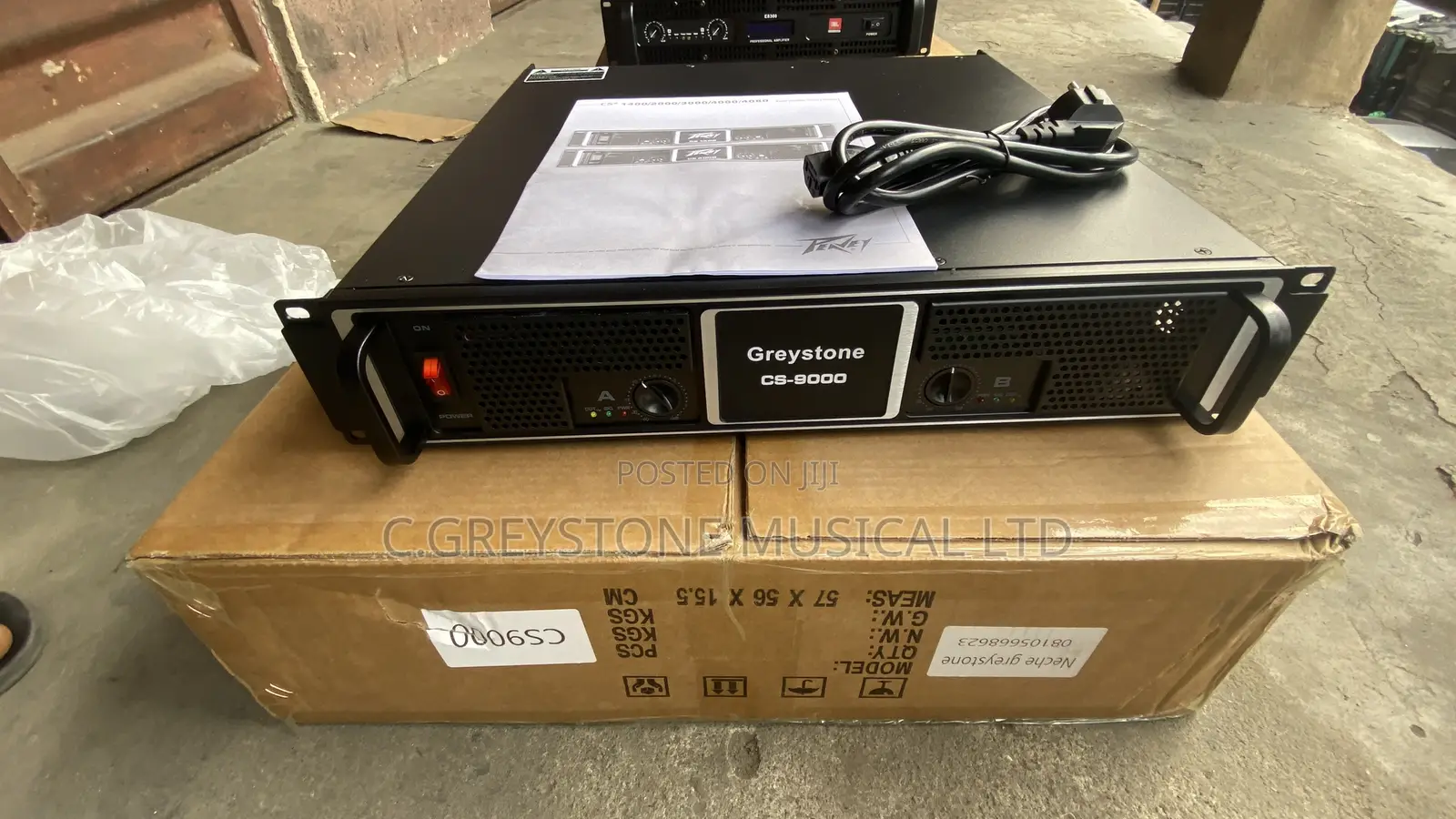 Power Amplifier Greystone Cs-9000