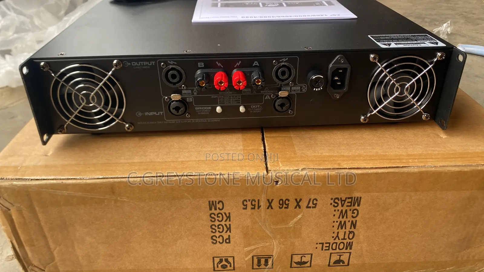 Power Amplifier Greystone Cs-9000