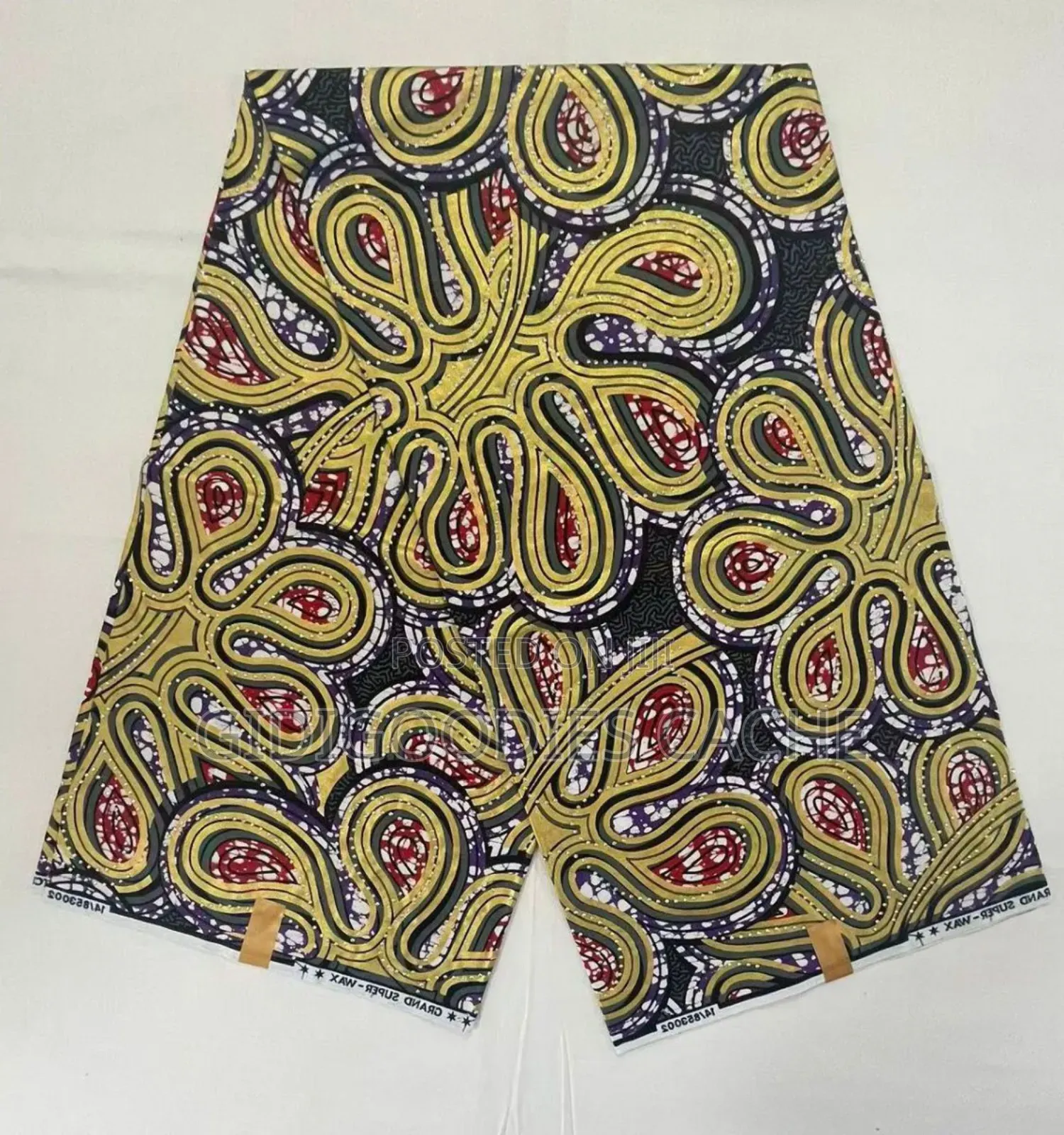 Embellished Ankara Fabrics 6yds Per Piece