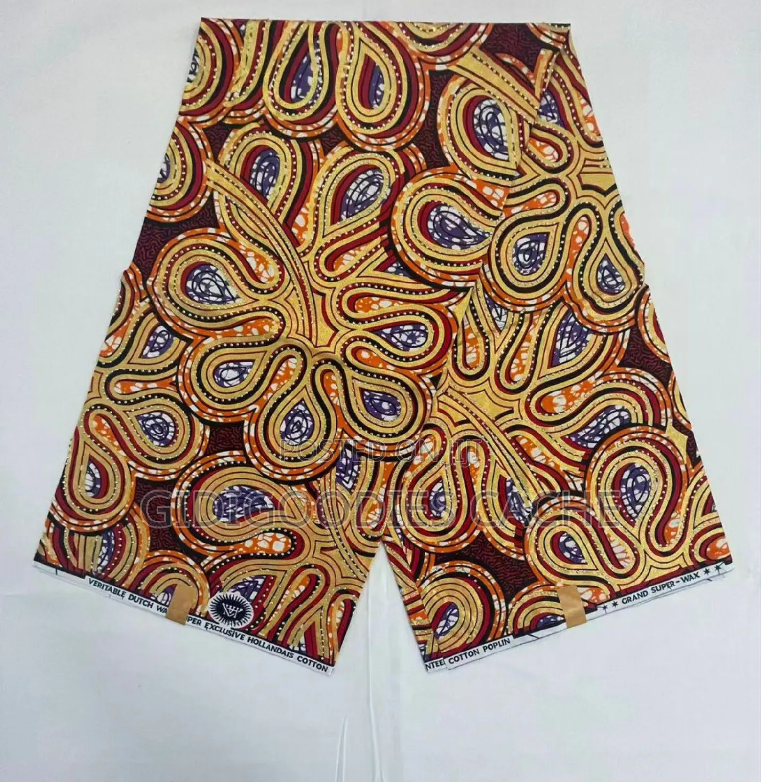 Embellished Ankara Fabrics 6yds Per Piece