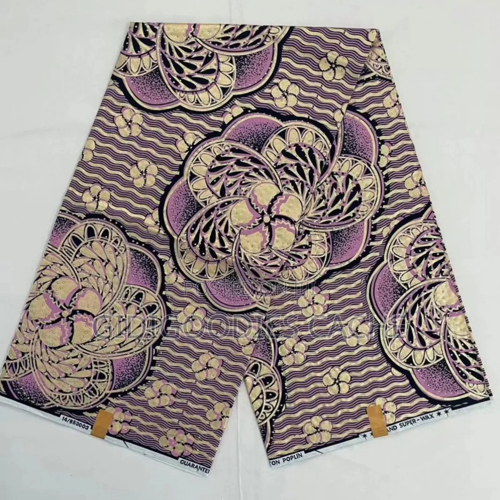 Embellished Ankara Fabrics 6yds Per Piece